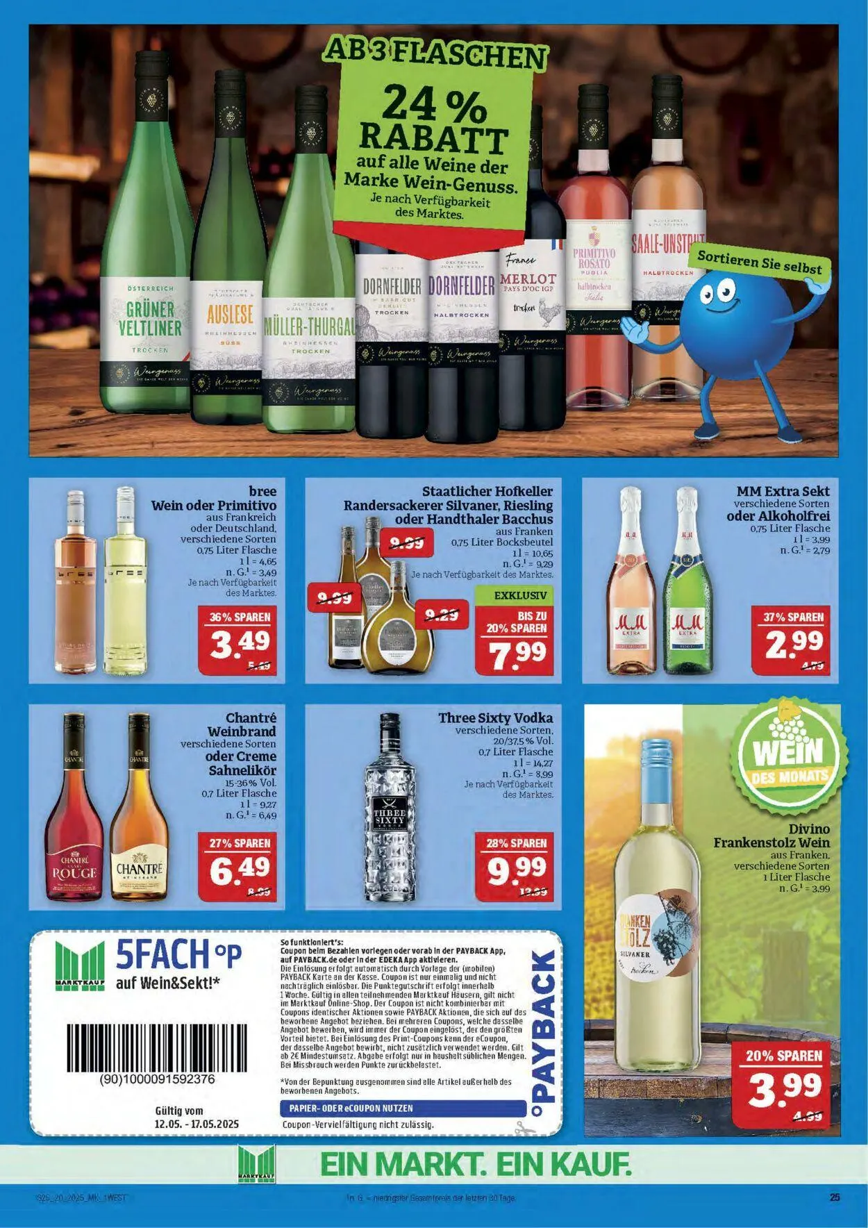 Marktkauf - Nürnberg-Thon Aktueller Prospekt von 12. Mai bis 17. Mai 2025 - Prospekt seite 25