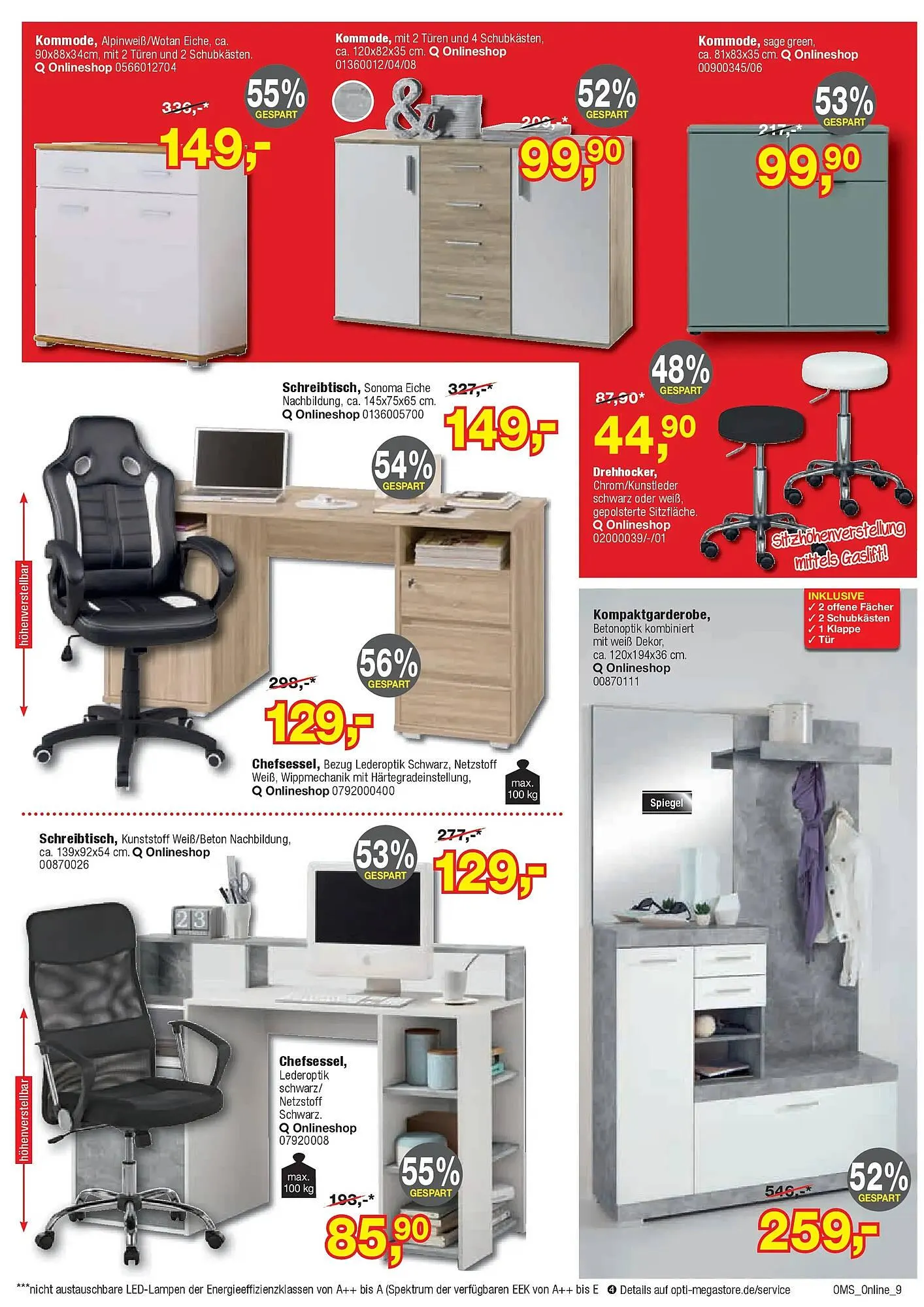 Opti Wohnwelt Prospekt von 21. März bis 1. April 2026 - Prospekt seite 9