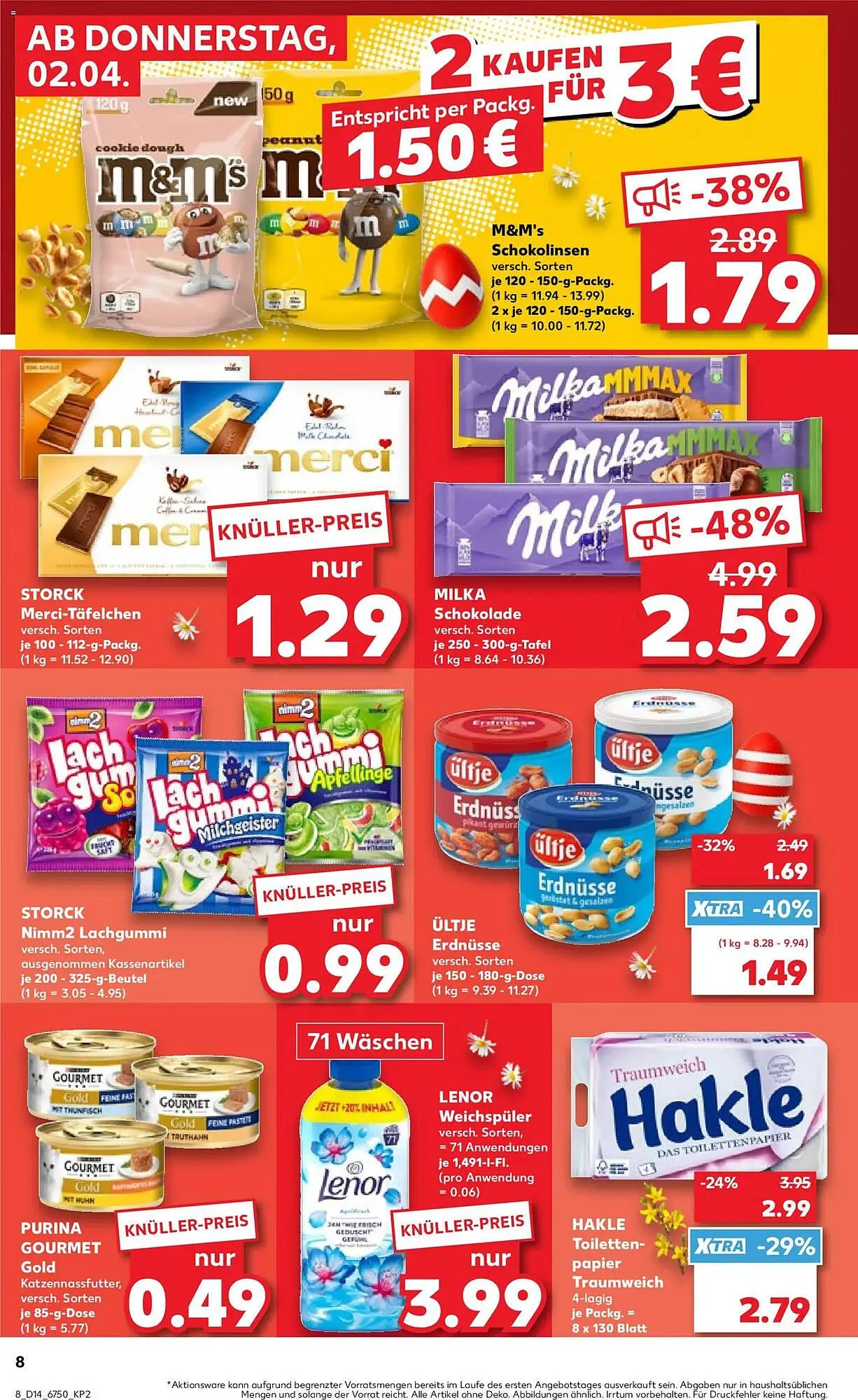 Kaufland Prospekt von 2. April bis 8. April 2026 - Prospekt seite 8
