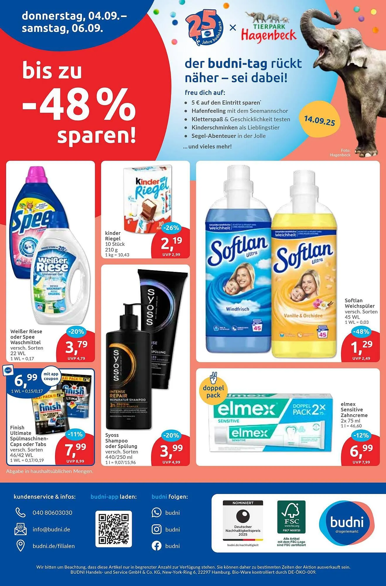 Budni Prospekt von 1. September bis 6. September 2025 - Prospekt seite 8