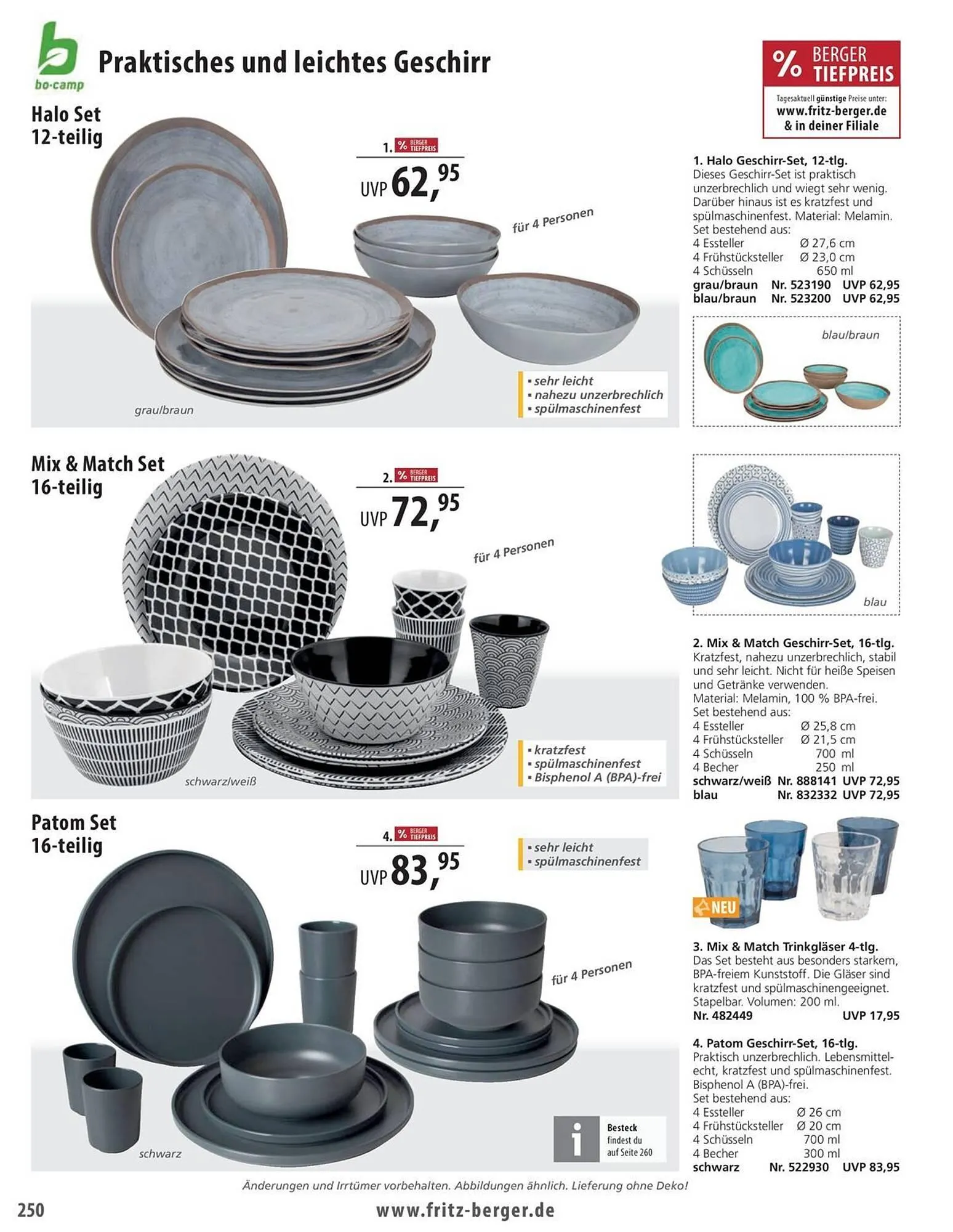 Fritz Berger Prospekt von 27. Mai bis 31. Dezember 2025 - Prospekt seite 250