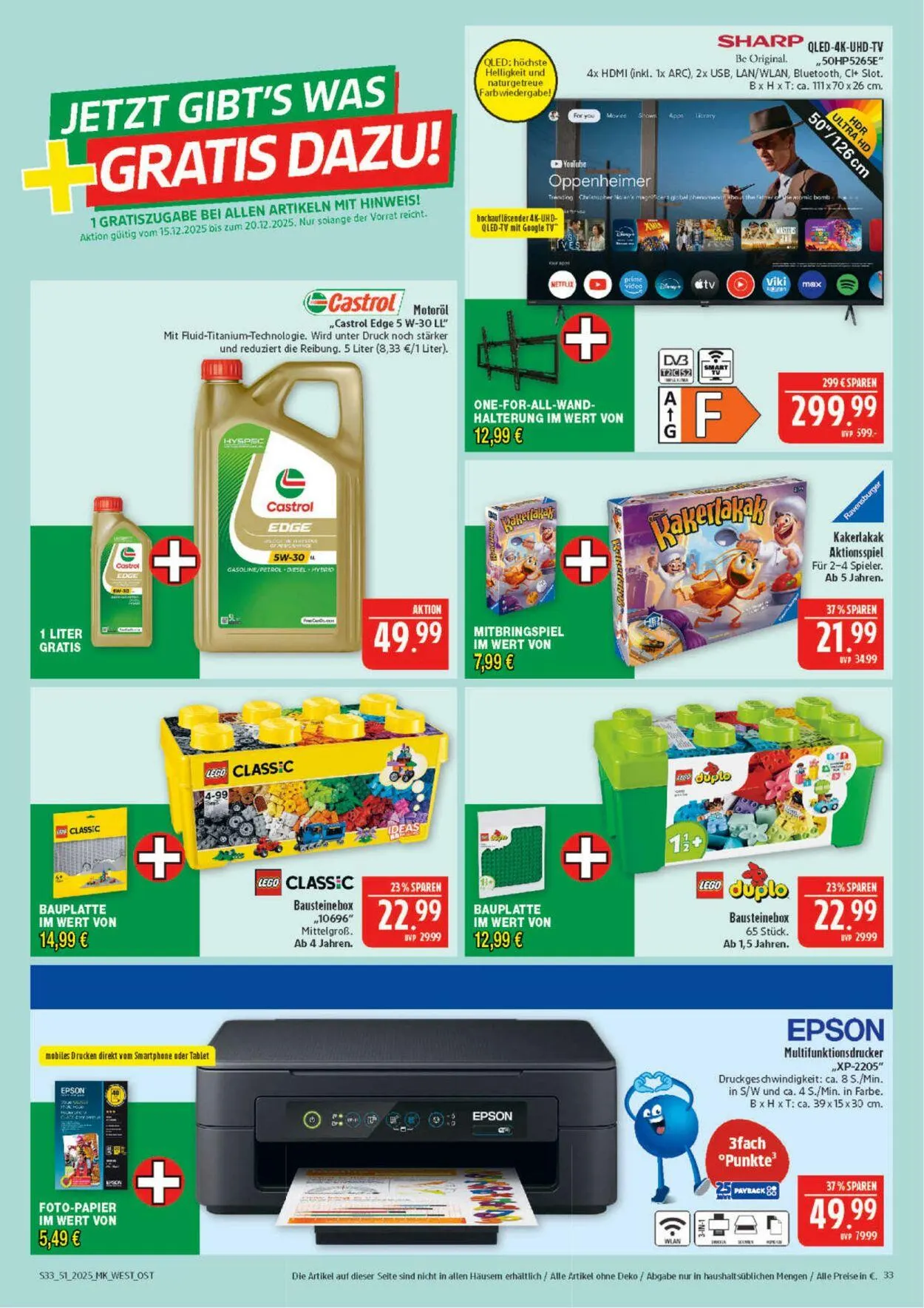 Marktkauf - Nürnberg-Thon Aktueller Prospekt von 15. Dezember bis 20. Dezember 2025 - Prospekt seite 33