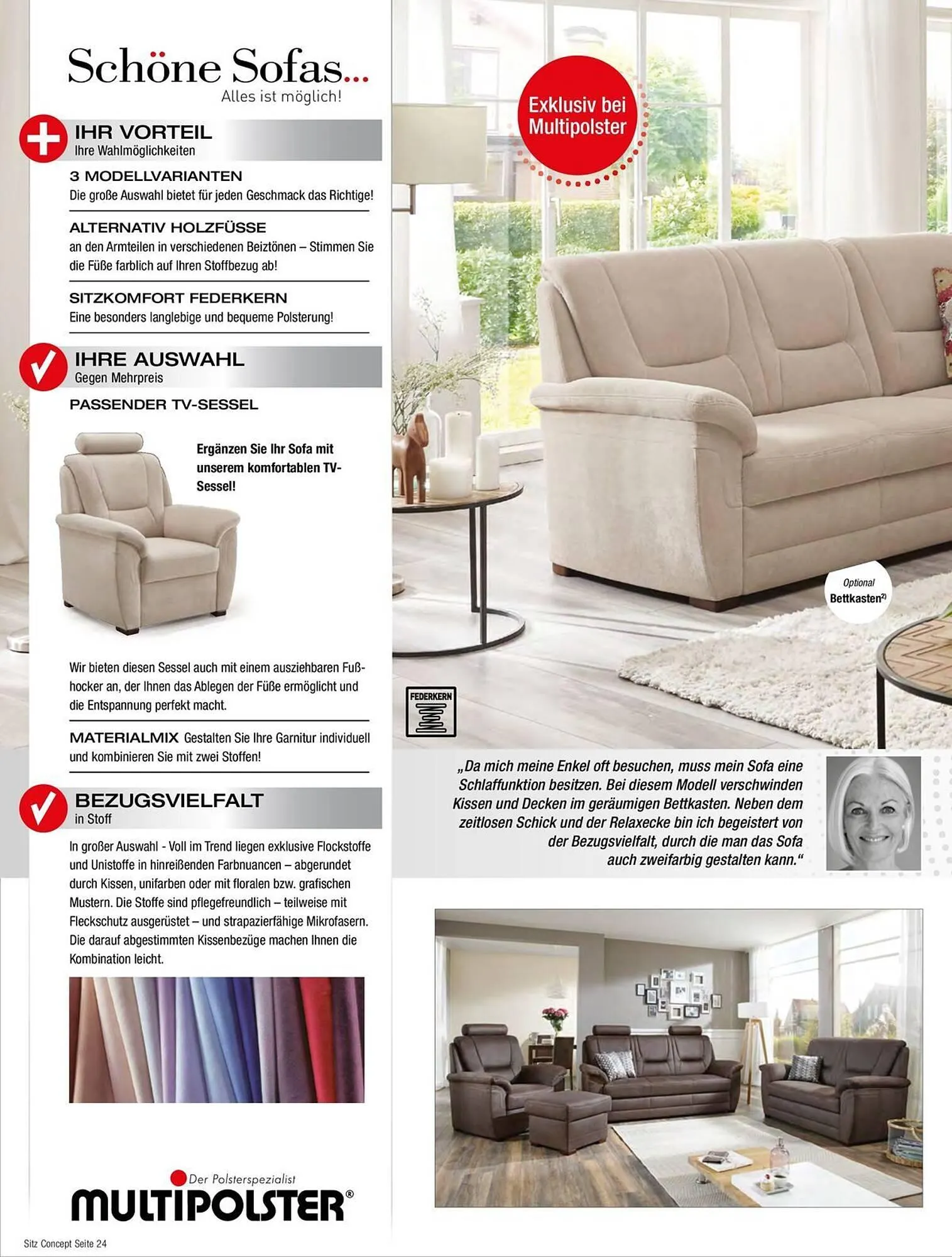 Multipolster Prospekt von 25. Juni bis 31. Juli 2025 - Prospekt seite 24
