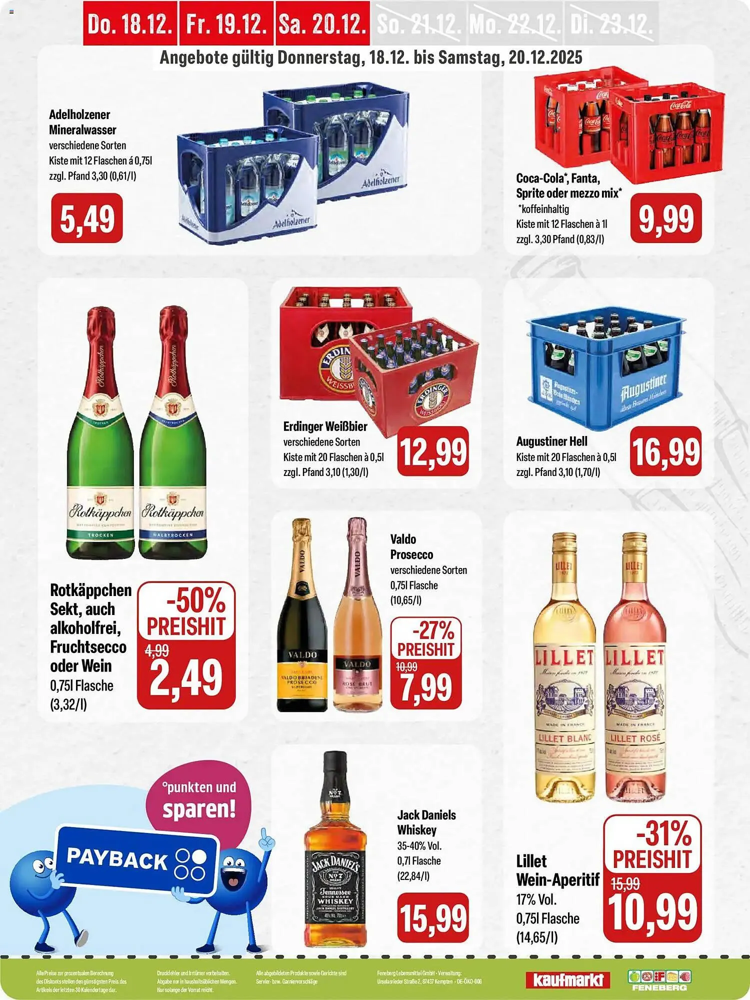 Feneberg Prospekt von 18. Dezember bis 20. Dezember 2025 - Prospekt seite 16