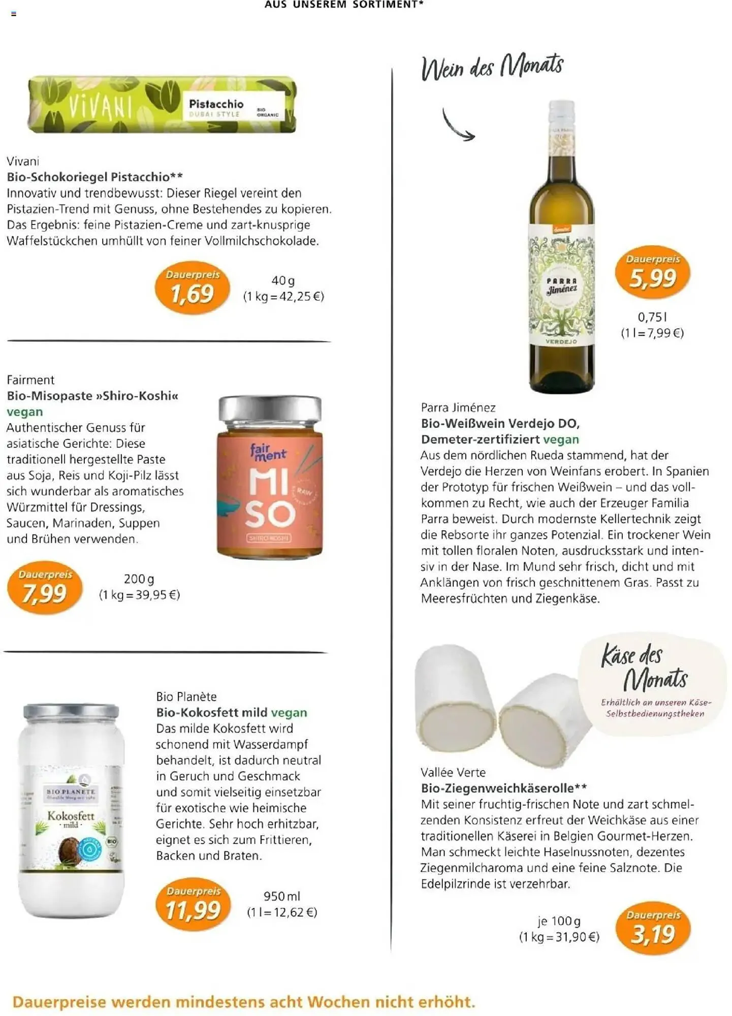 Alnatura Prospekt von 1. August bis 31. August 2025 - Prospekt seite 45