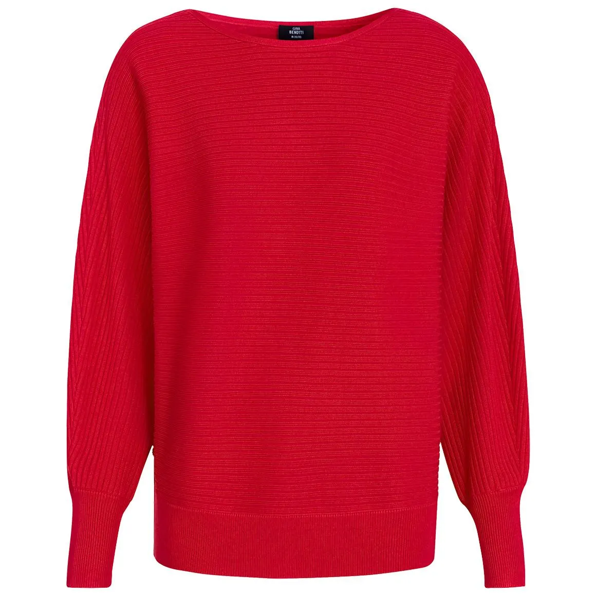 Damen Strickpullover mit Fledermaus-Ärmeln