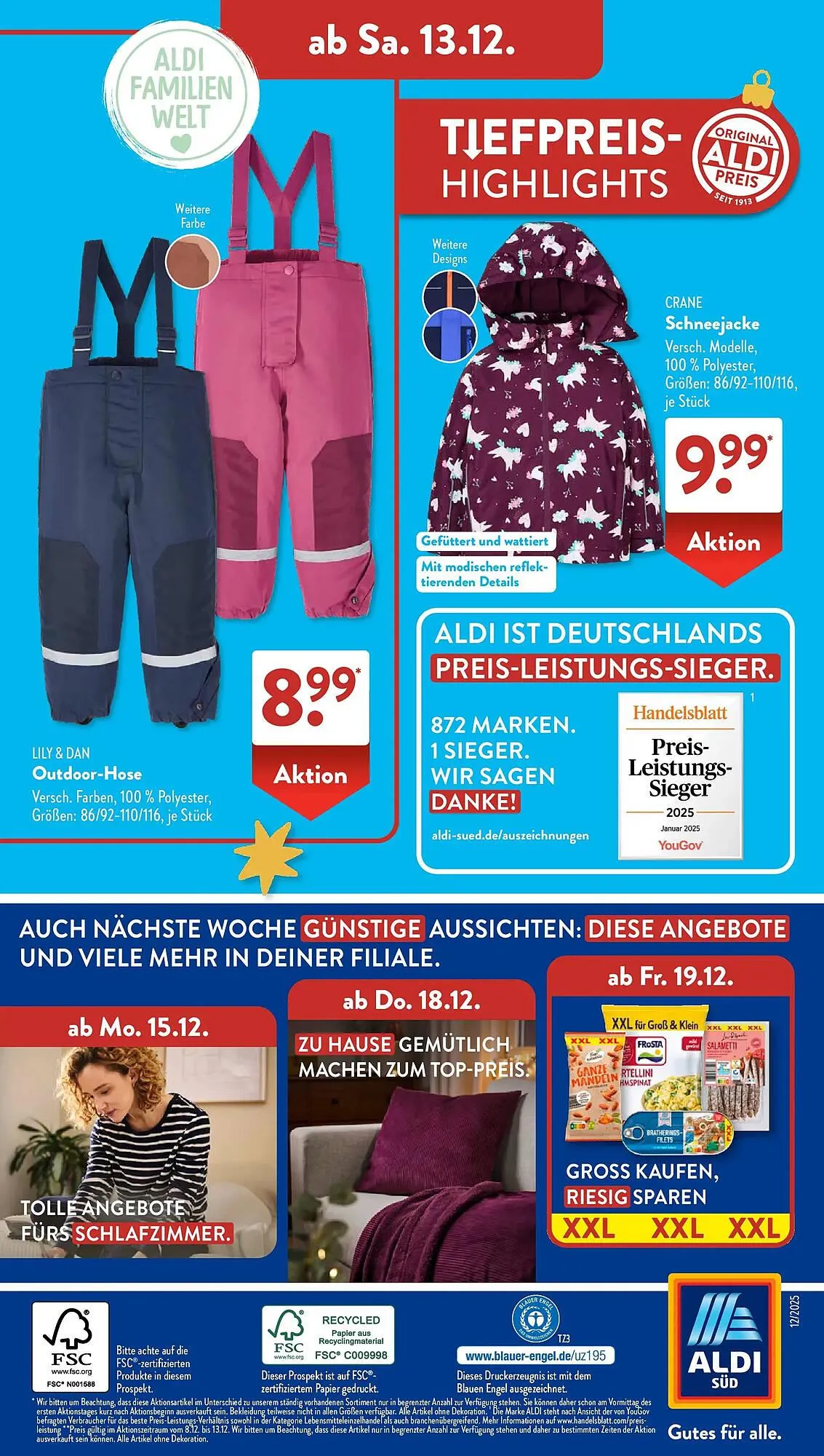 Aldi Süd Prospekt von 8. Dezember bis 14. Dezember 2025 - Prospekt seite 34