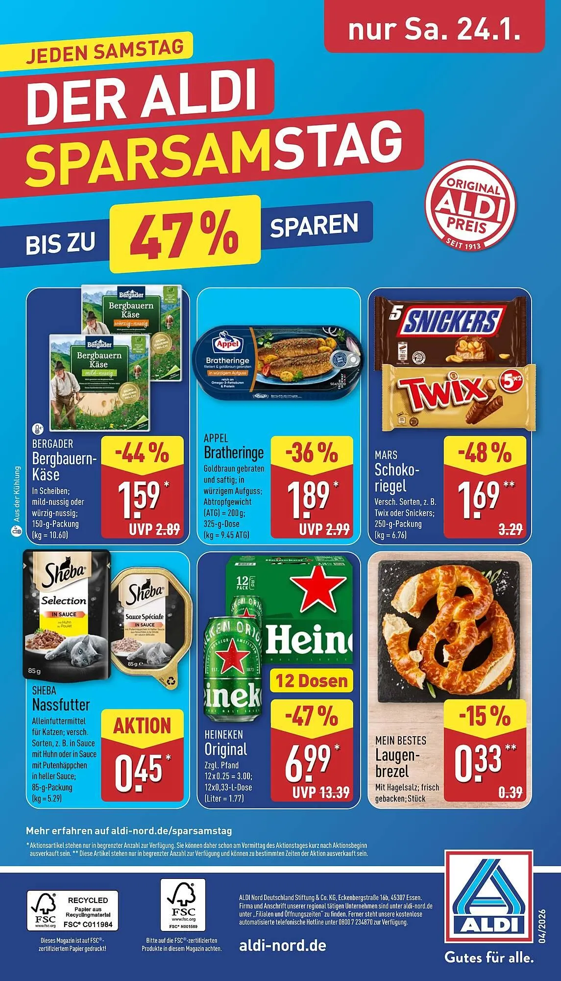 Aldi Nord Prospekt von 19. Januar bis 24. Januar 2026 - Prospekt seite 32