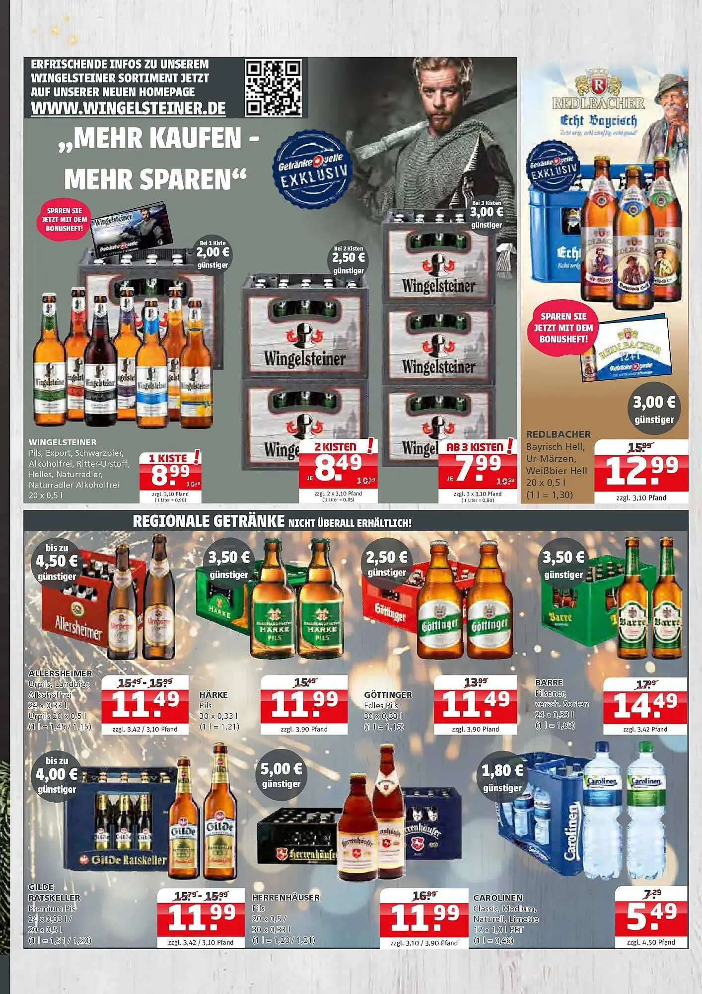 Getränke Quelle Prospekt von 14. Dezember bis 27. Dezember 2025 - Prospekt seite 4
