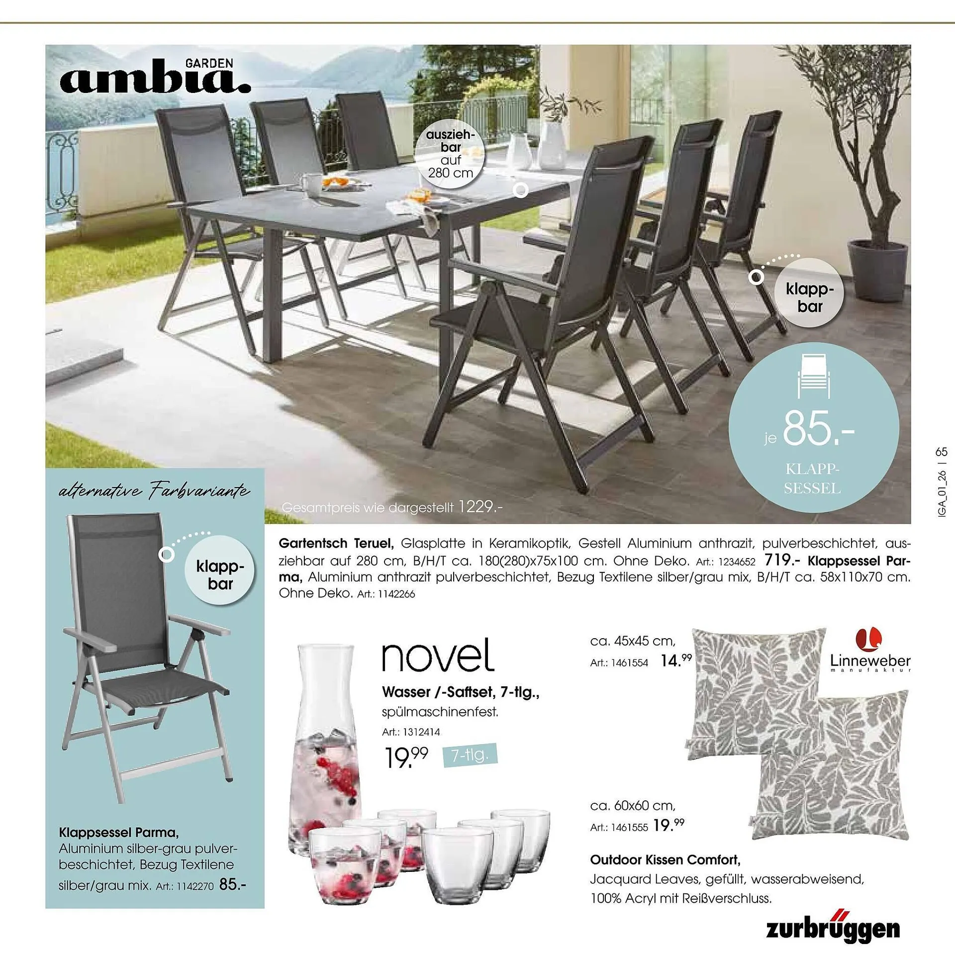 Zurbrüggen Prospekt von 17. März bis 31. August 2026 - Prospekt seite 65