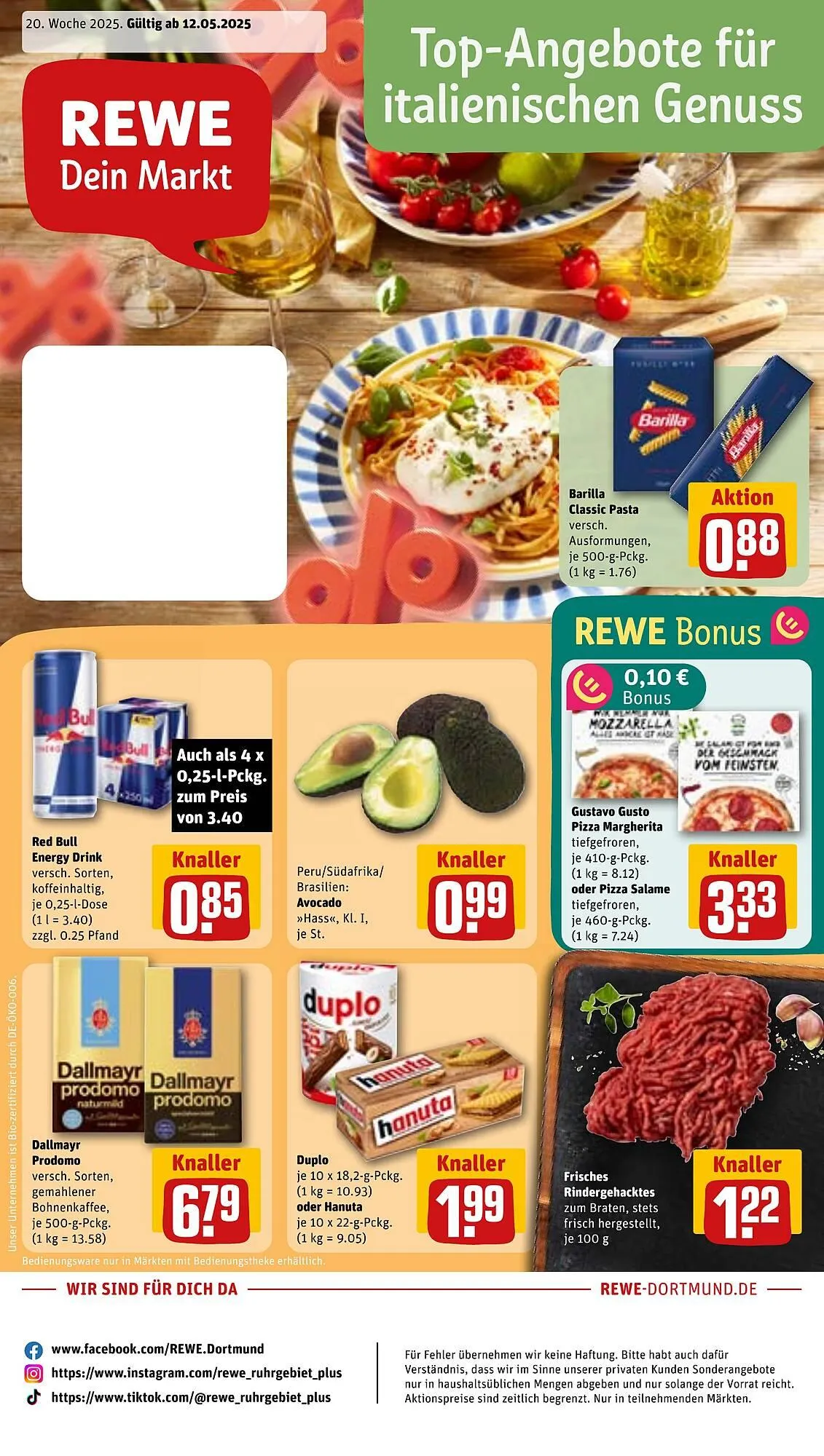 REWE Prospekt von 12. Mai bis 18. Mai 2025 - Prospekt seite 1