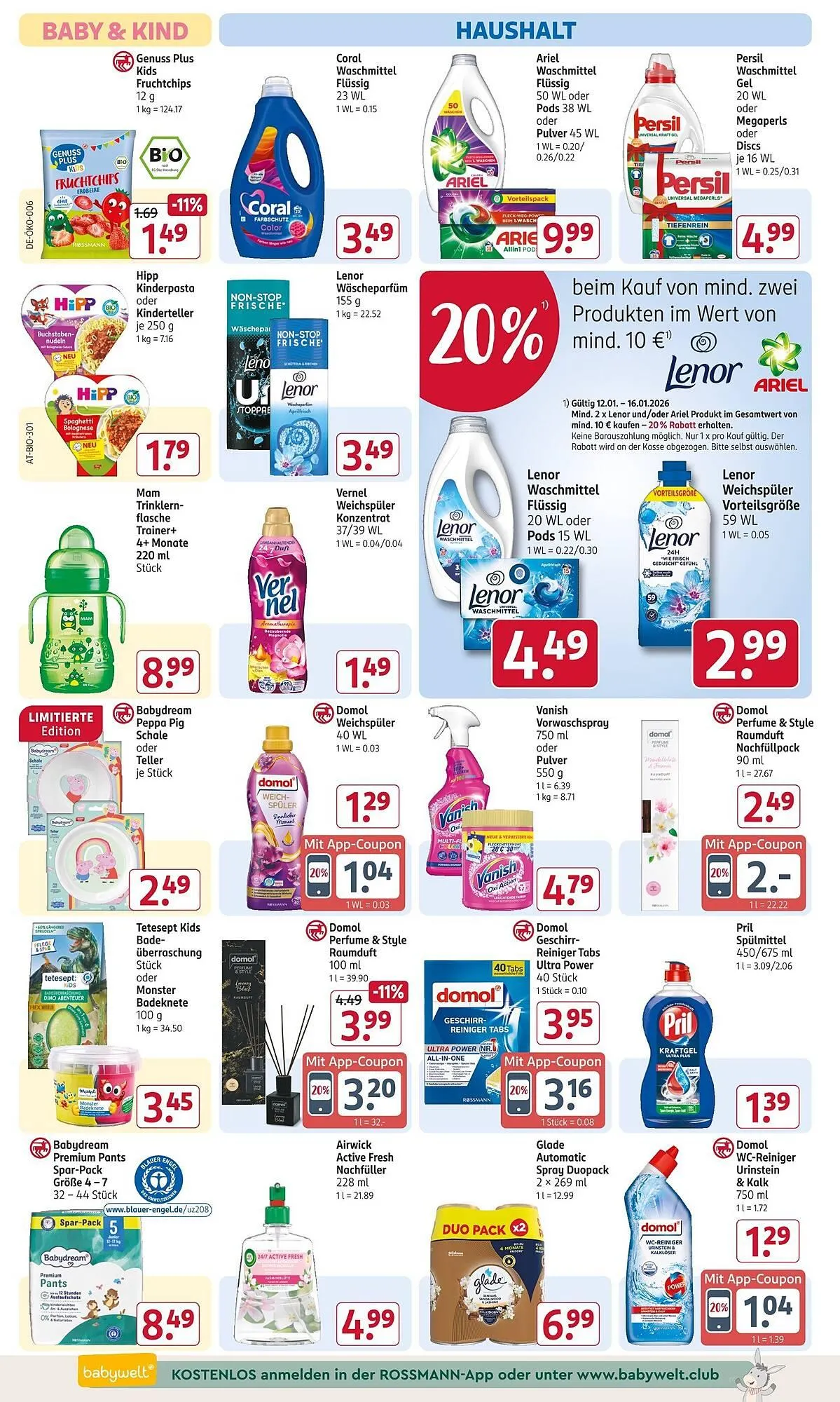Rossmann Prospekt von 12. Januar bis 16. Januar 2026 - Prospekt seite 10