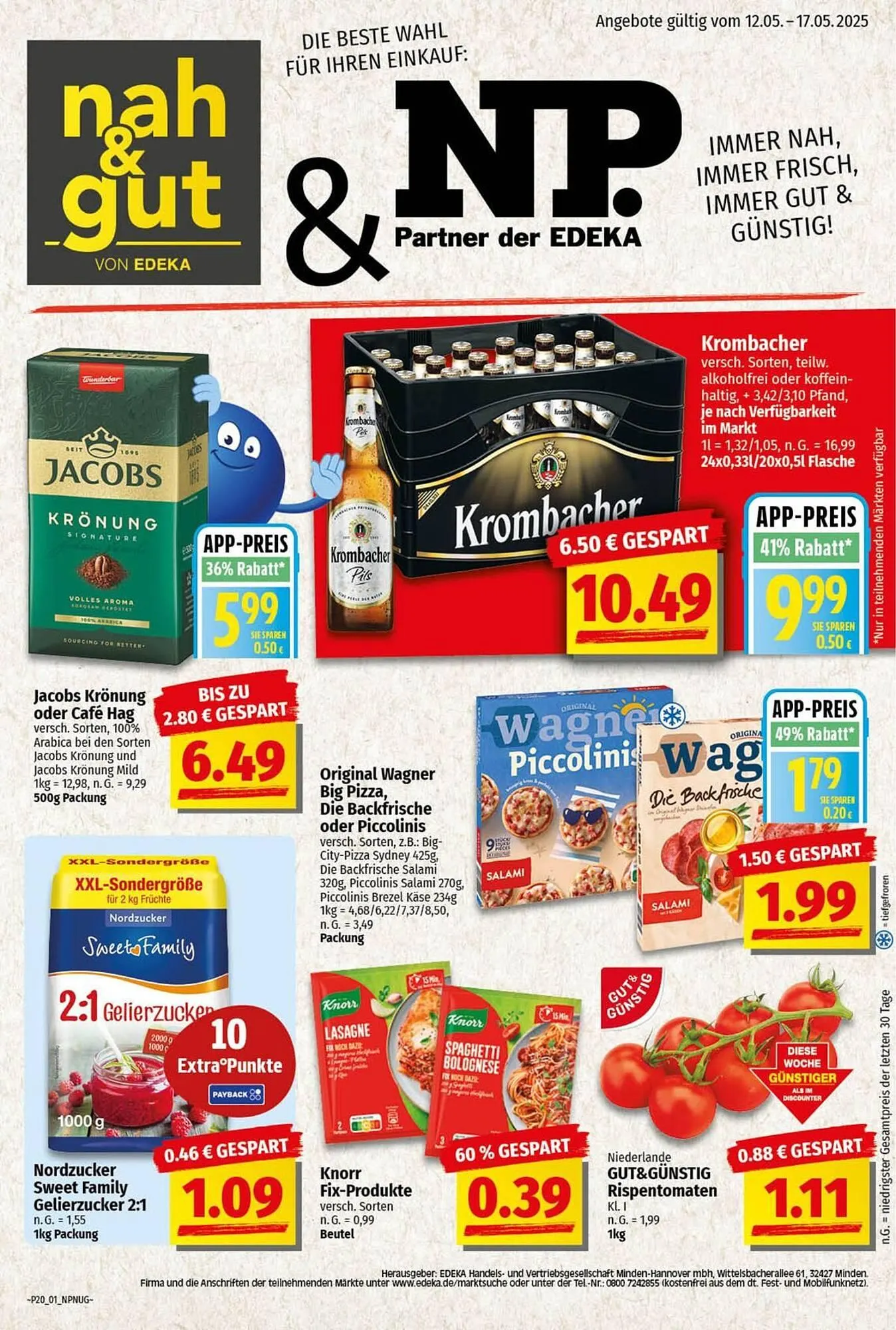 nah & gut Prospekt von 12. Mai bis 17. Mai 2025 - Prospekt seite 1