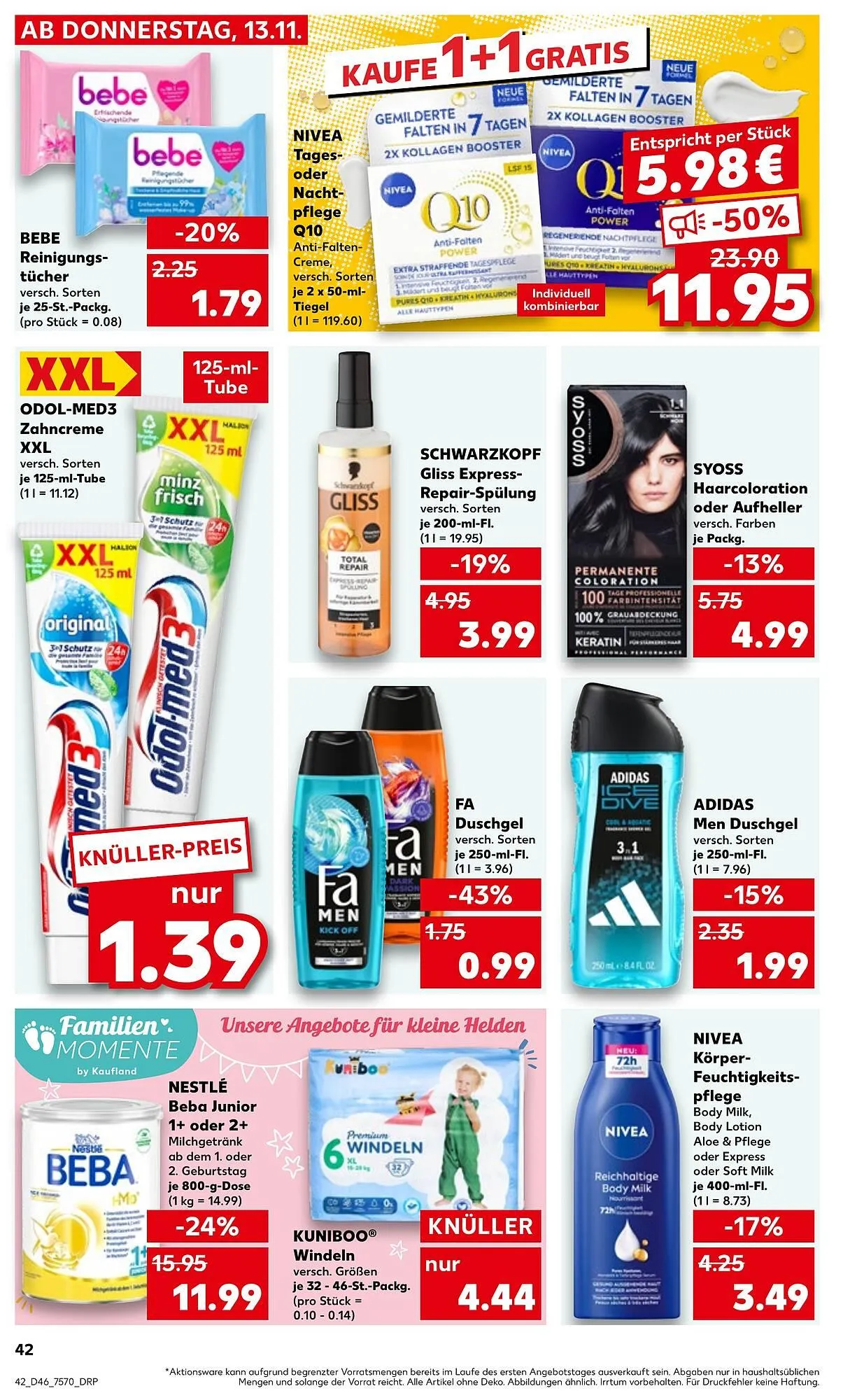 Kaufland Prospekt von 13. November bis 19. November 2025 - Prospekt seite 42