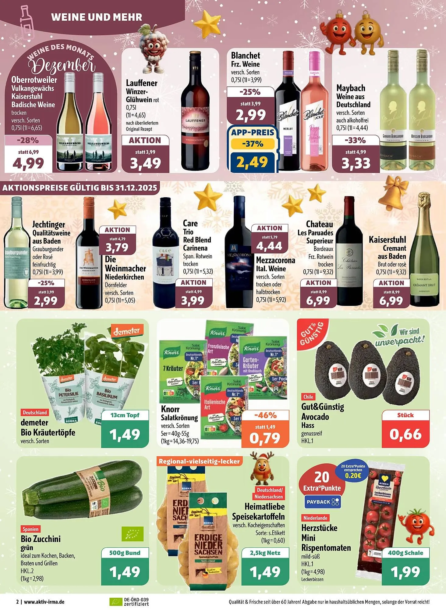 Aktiv Irma Prospekt von 1. Dezember bis 6. Dezember 2025 - Prospekt seite 2