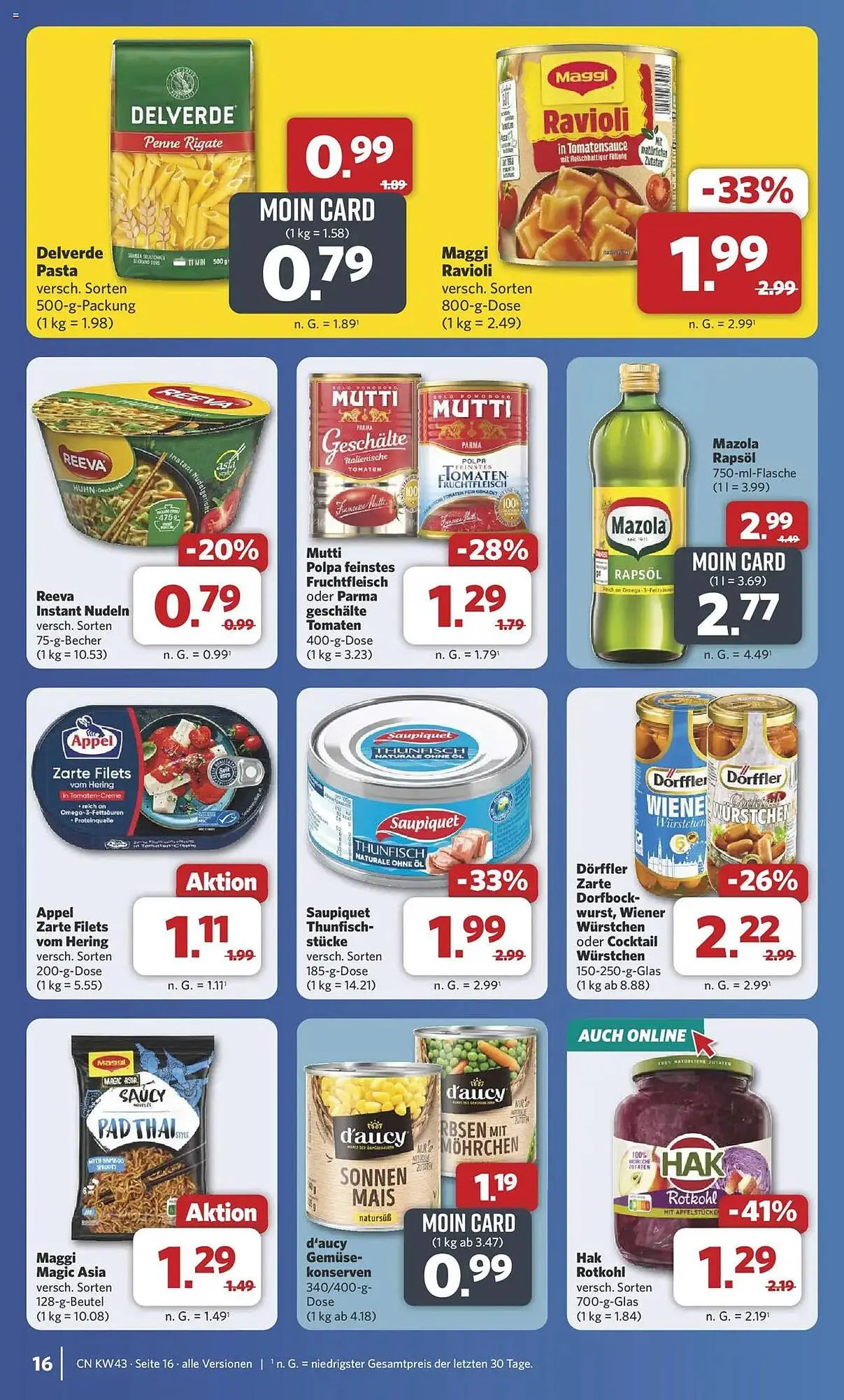 Combi Prospekt von 20. Oktober bis 25. Oktober 2025 - Prospekt seite 21