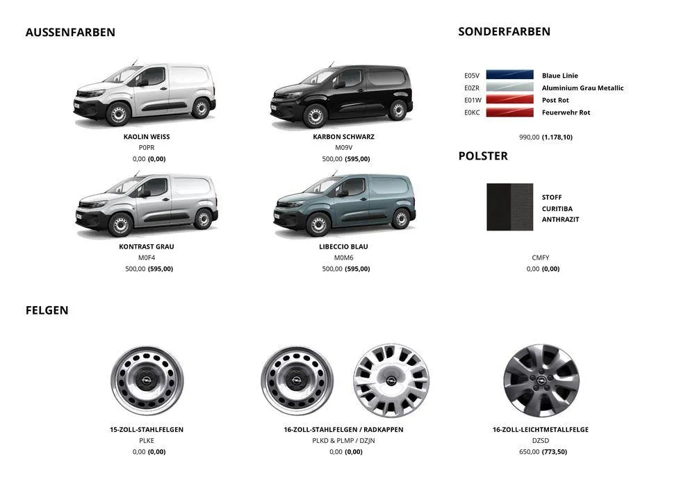 Opel Neuer Combo Cargo von 17. September bis 17. September 2025 - Prospekt seite 14