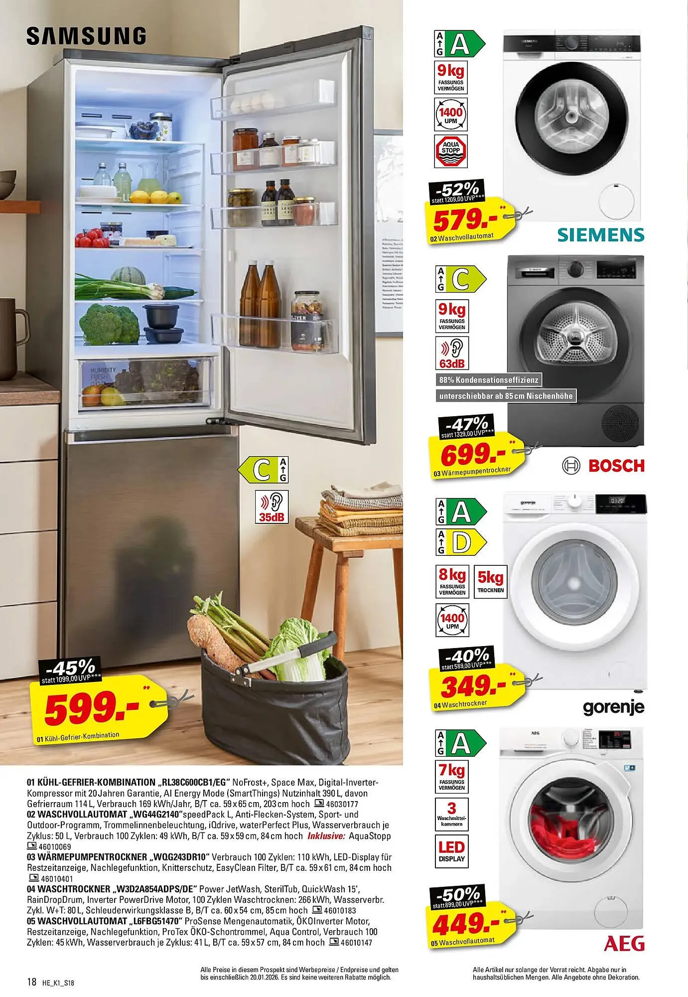 Höffner Prospekt von 23. Dezember bis 20. Januar 2026 - Prospekt seite 18