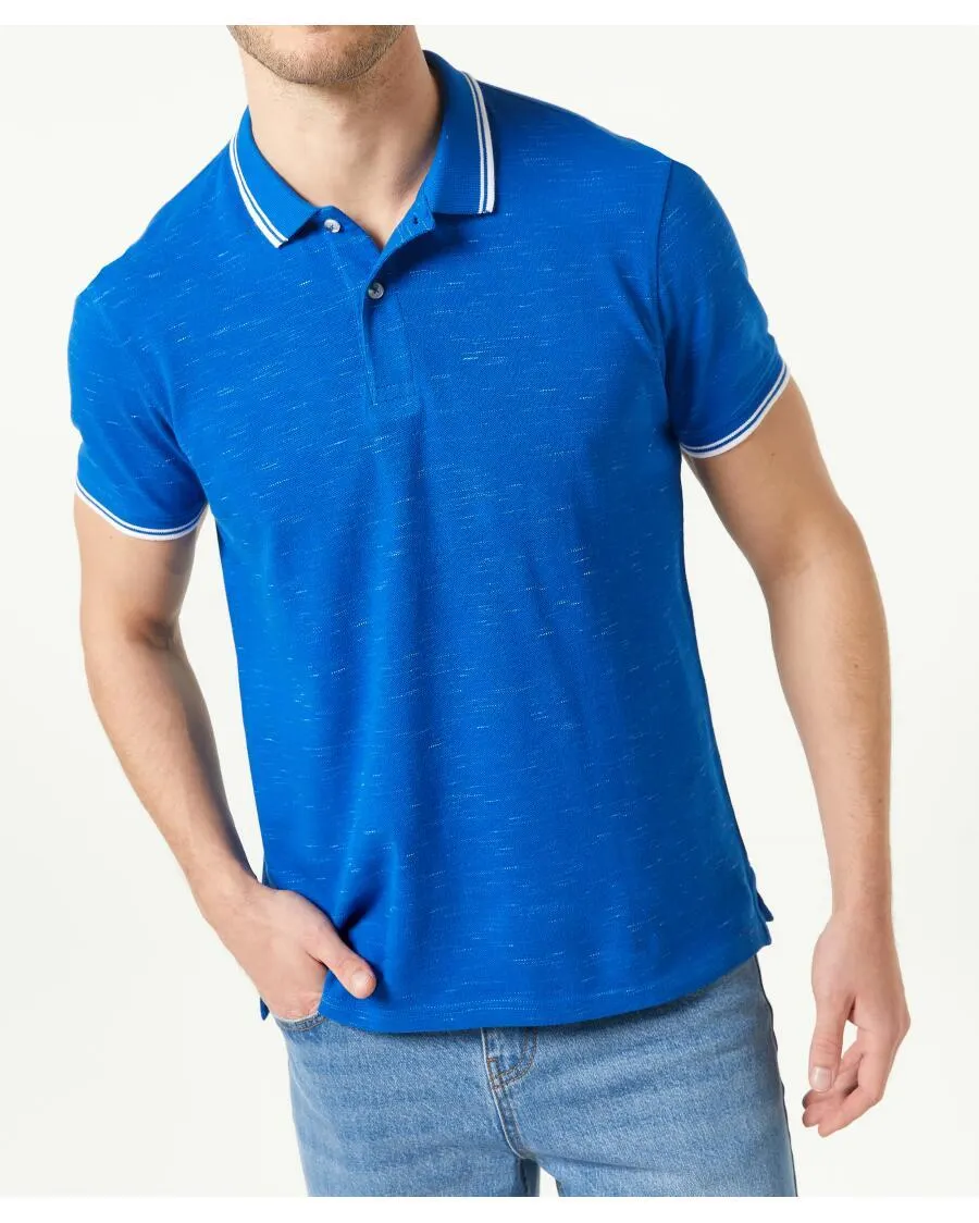 Poloshirt mit Kontraststreifen