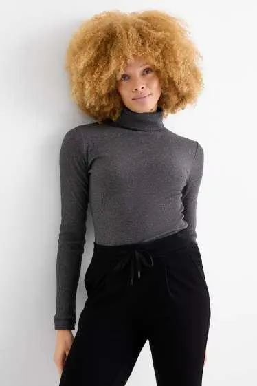 Multipack of 2 - turtleneck top - ribbed