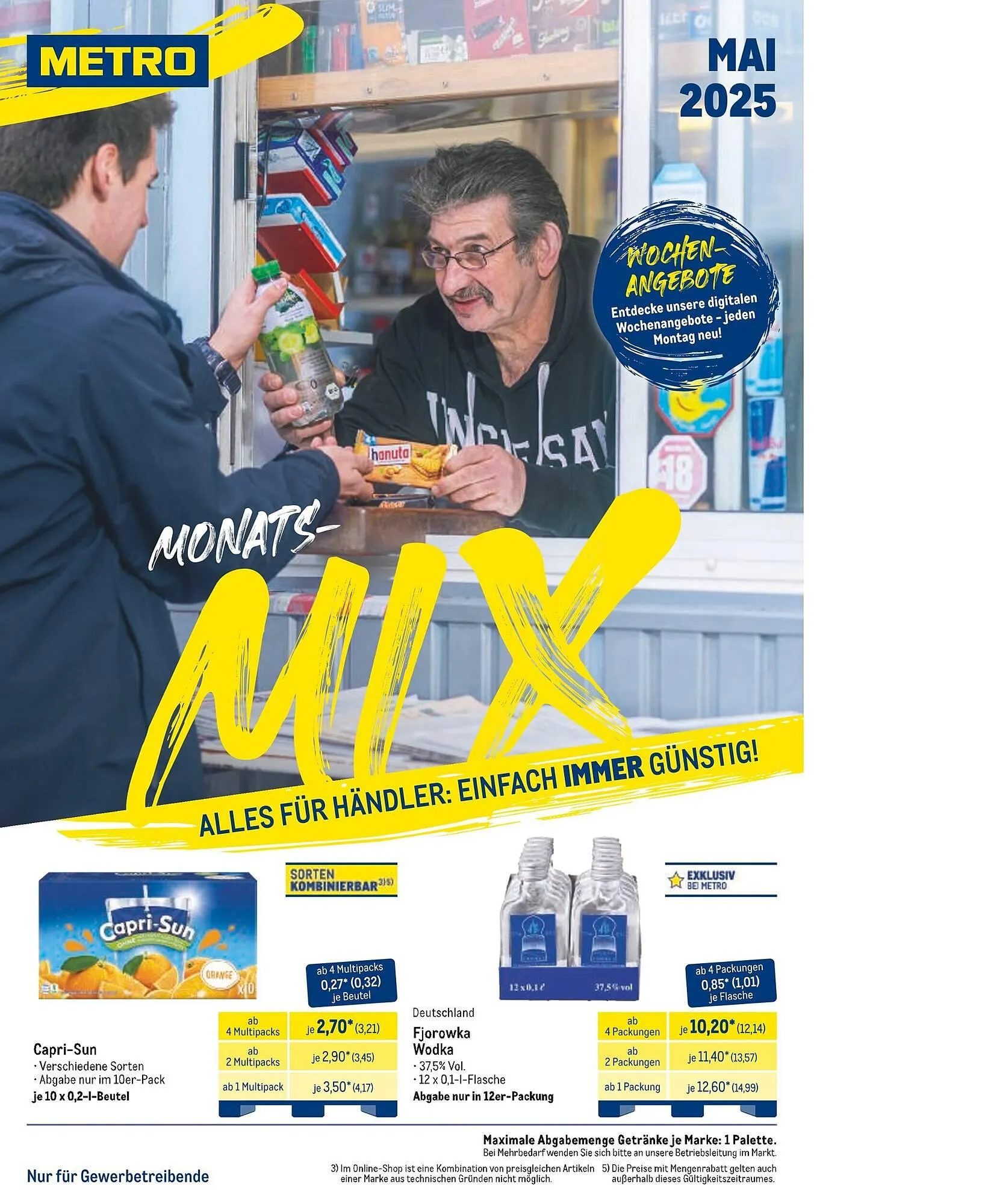 METRO Prospekt von 1. Mai bis 31. Mai 2025 - Prospekt seite 1