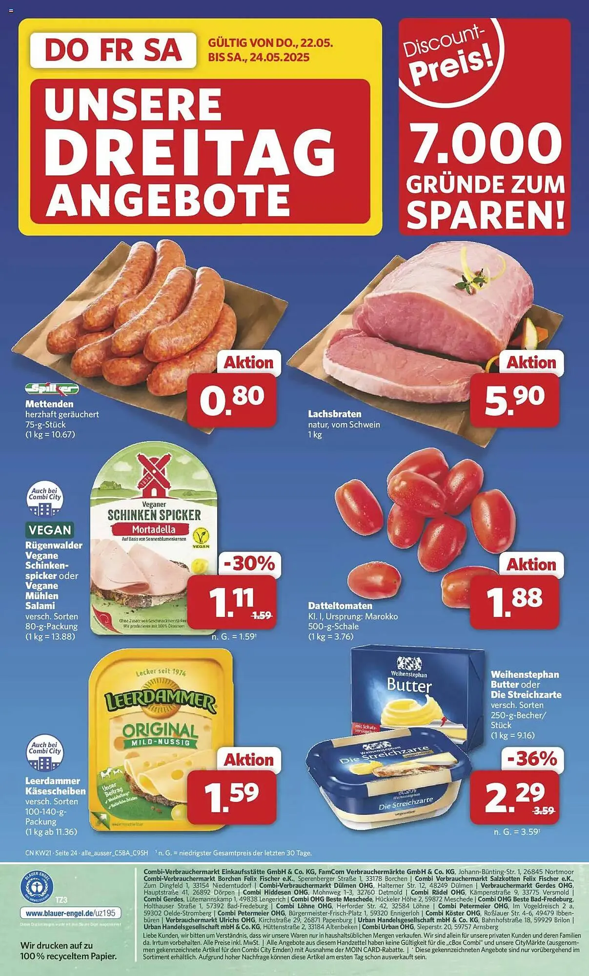 Combi Prospekt von 19. Mai bis 24. Mai 2025 - Prospekt seite 34