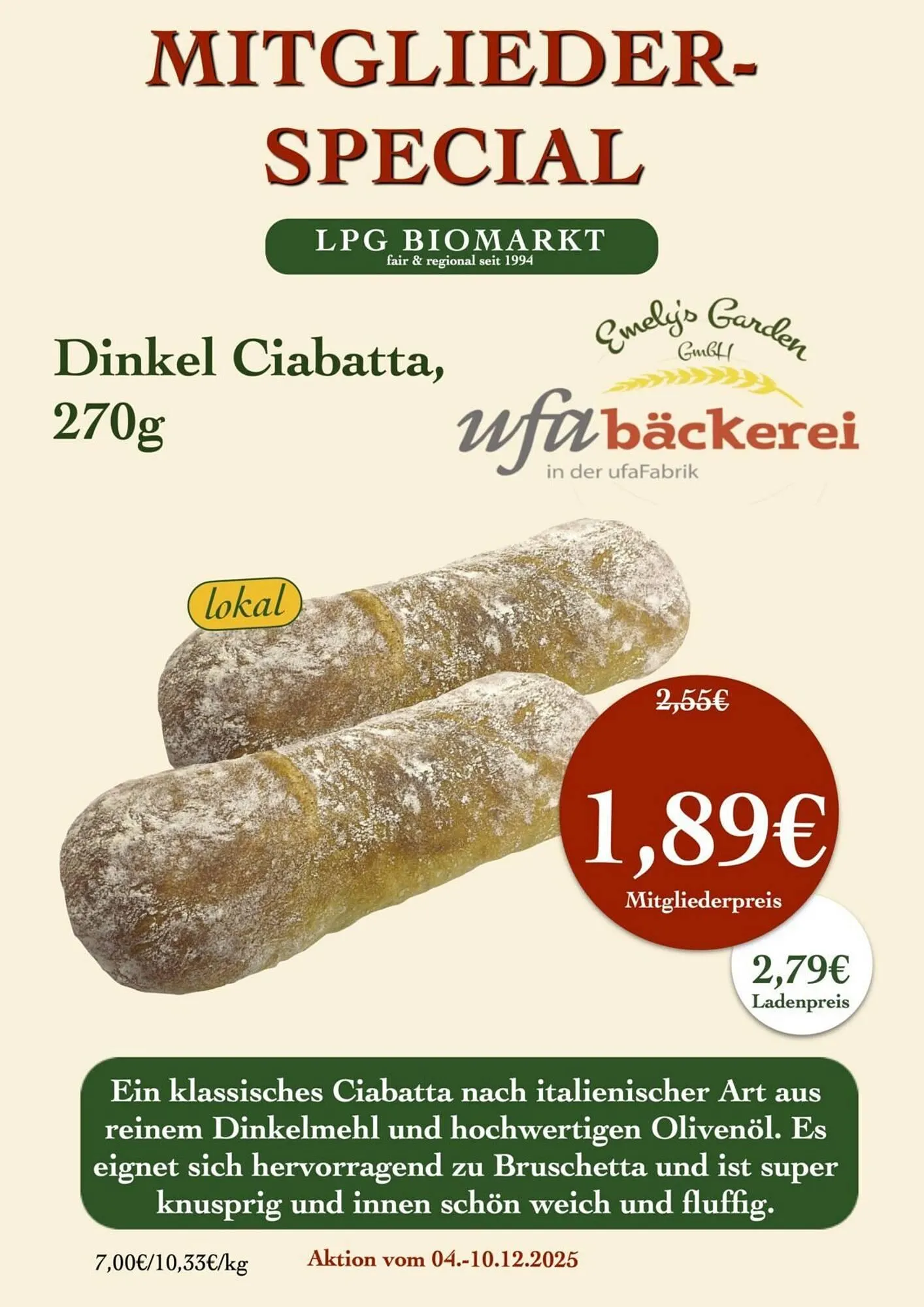 LPG Biomarkt Prospekt von 4. Dezember bis 10. Dezember 2025 - Prospekt seite 7