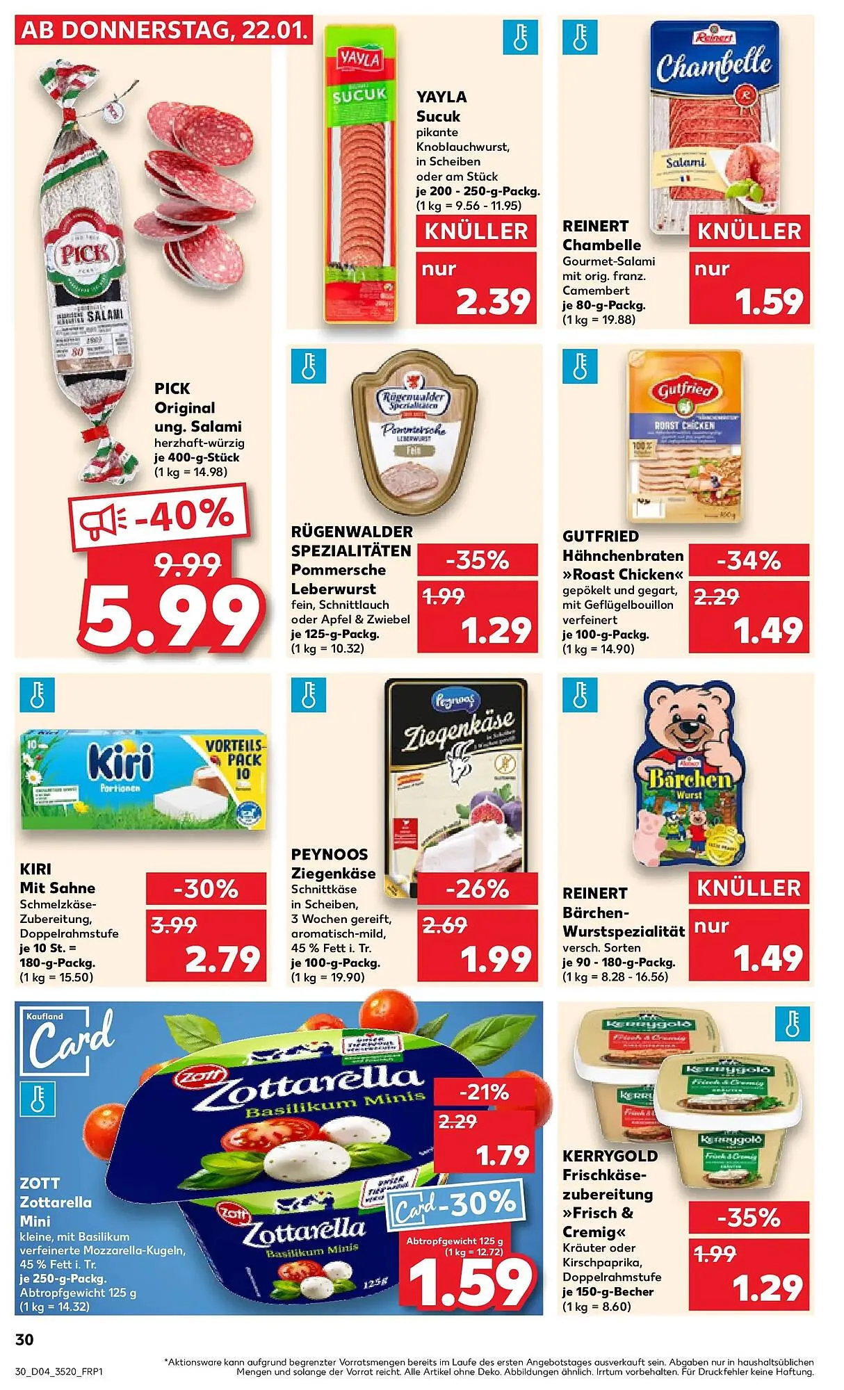 Kaufland Prospekt von 25. Januar bis 28. Januar 2026 - Prospekt seite 30