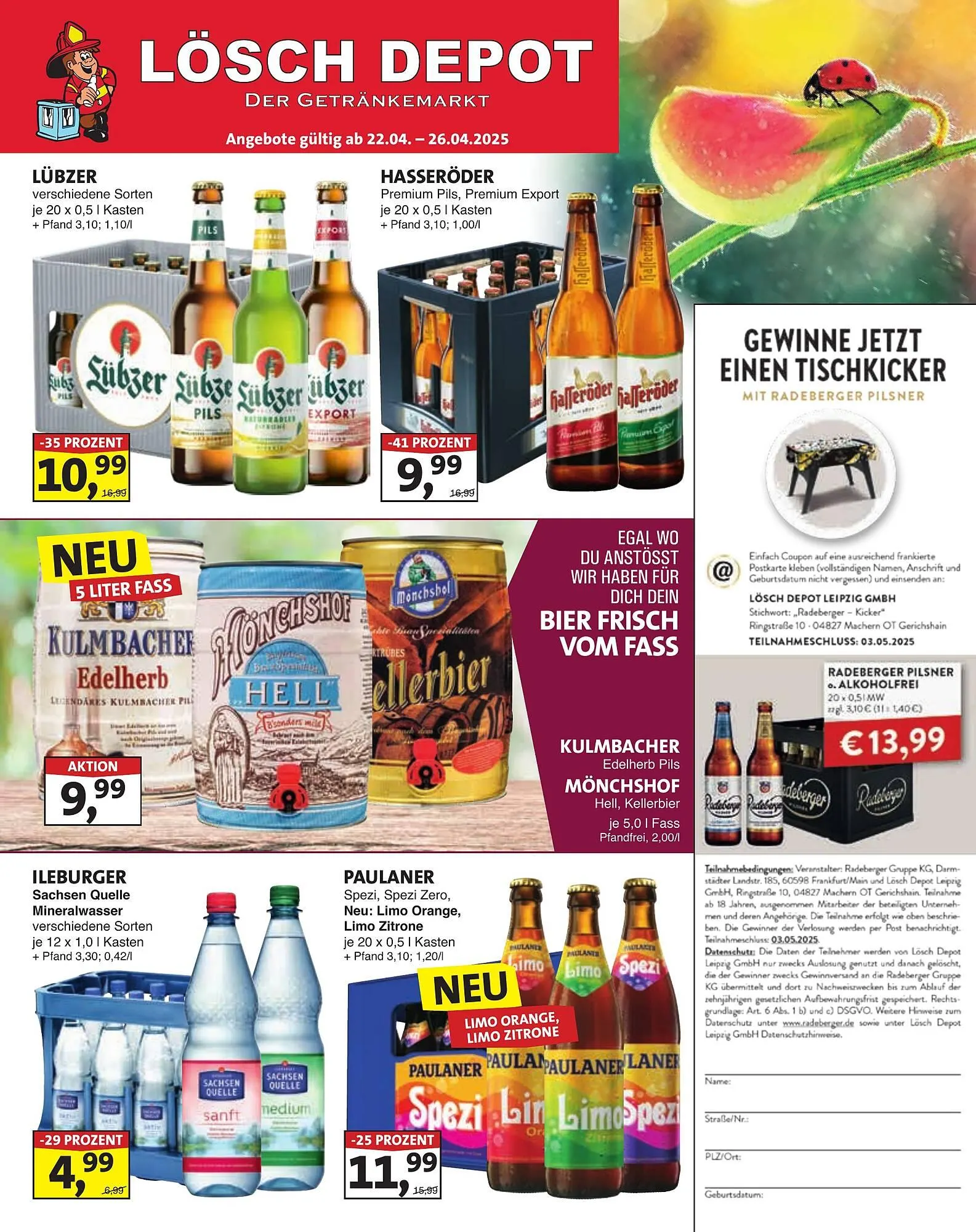 Lösch Depot Prospekt von 21. April bis 26. April 2025 - Prospekt seite 1