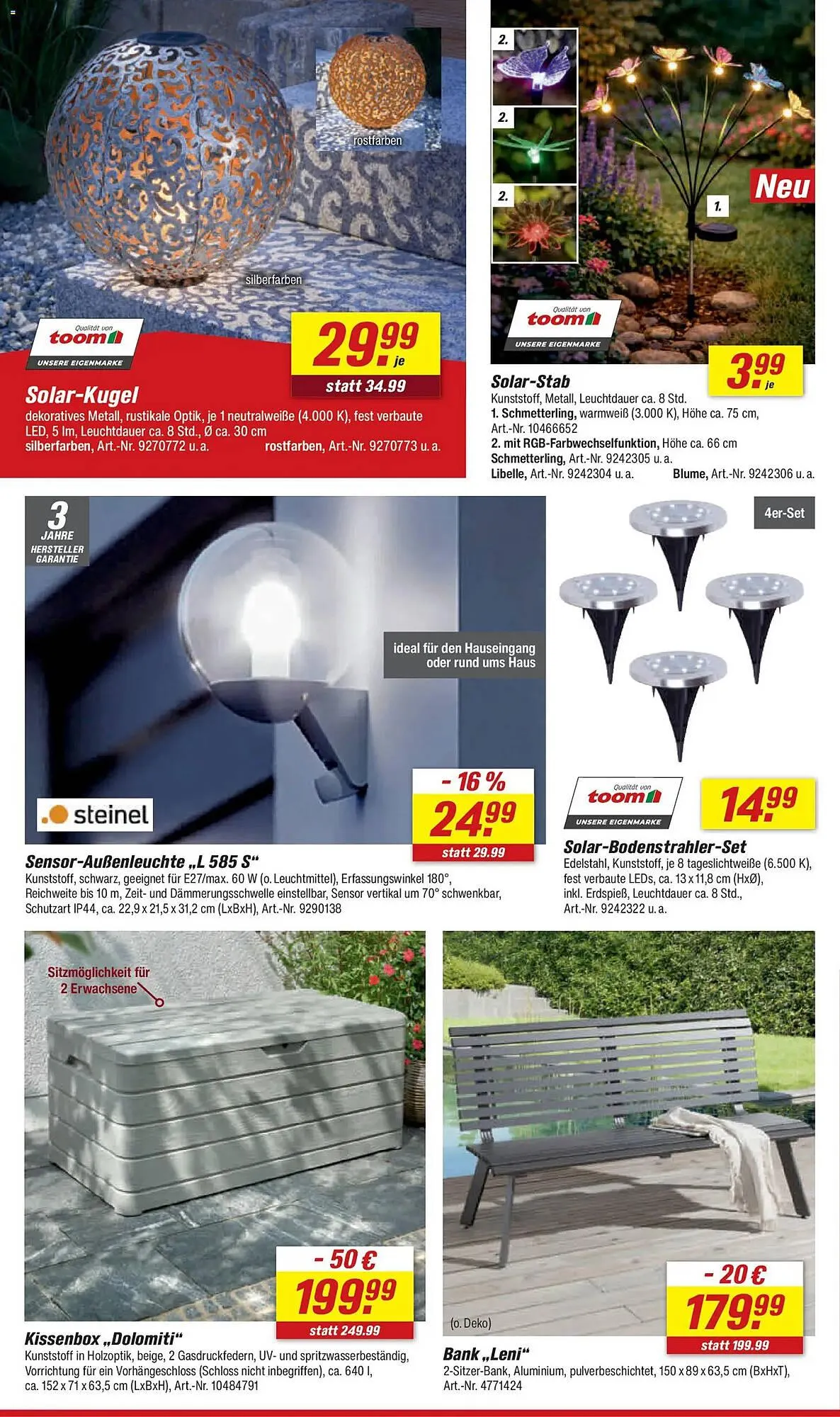 Toom Baumarkt Prospekt von 21. März bis 27. März 2026 - Prospekt seite 12