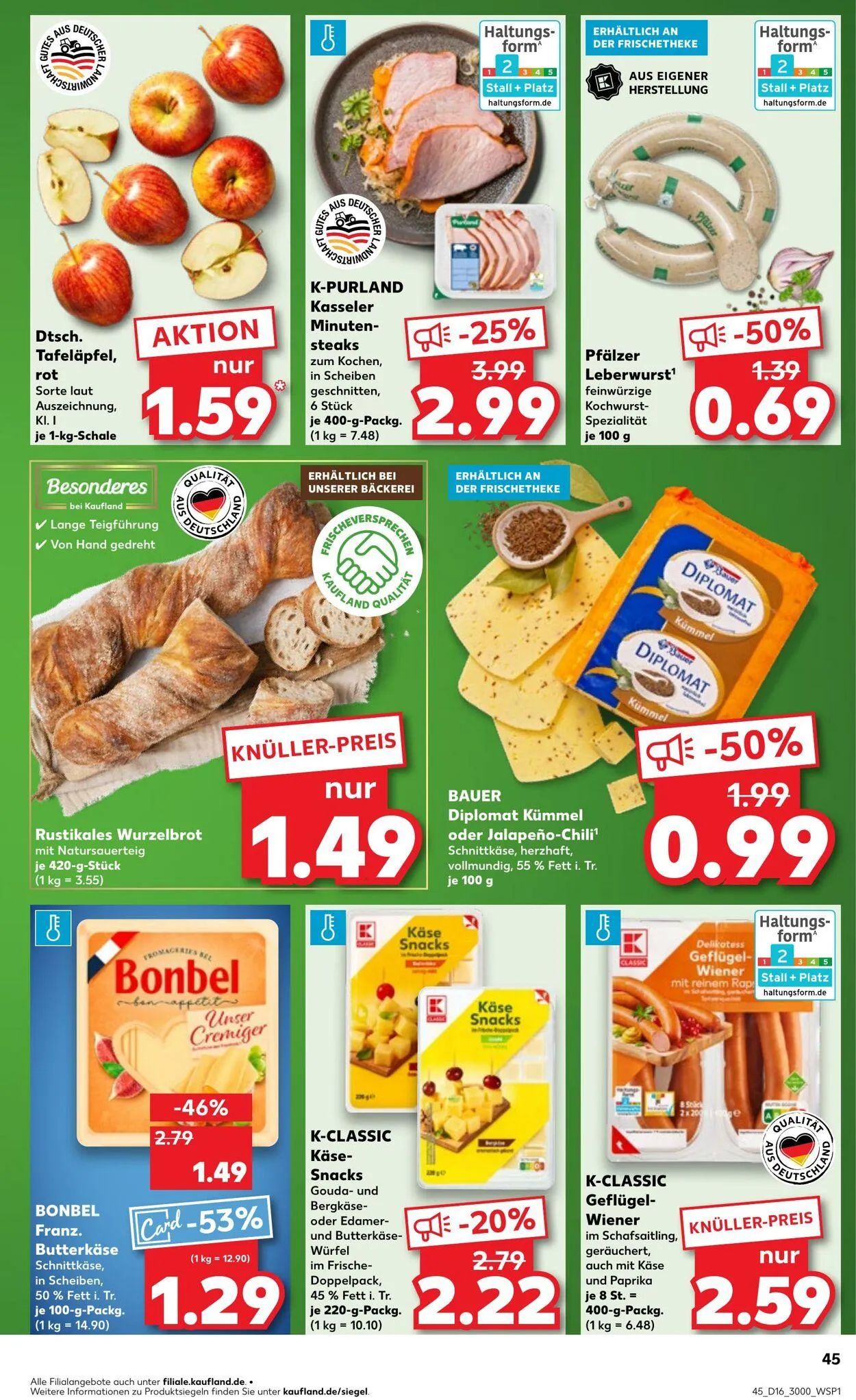 Kaufland - Bergen von 17. April bis 23. April 2025 - Prospekt seite 45