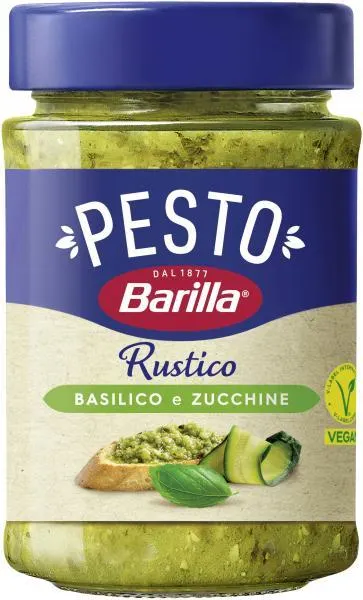 Barilla Pesto Rustico Basilico e Zucchine 200 g