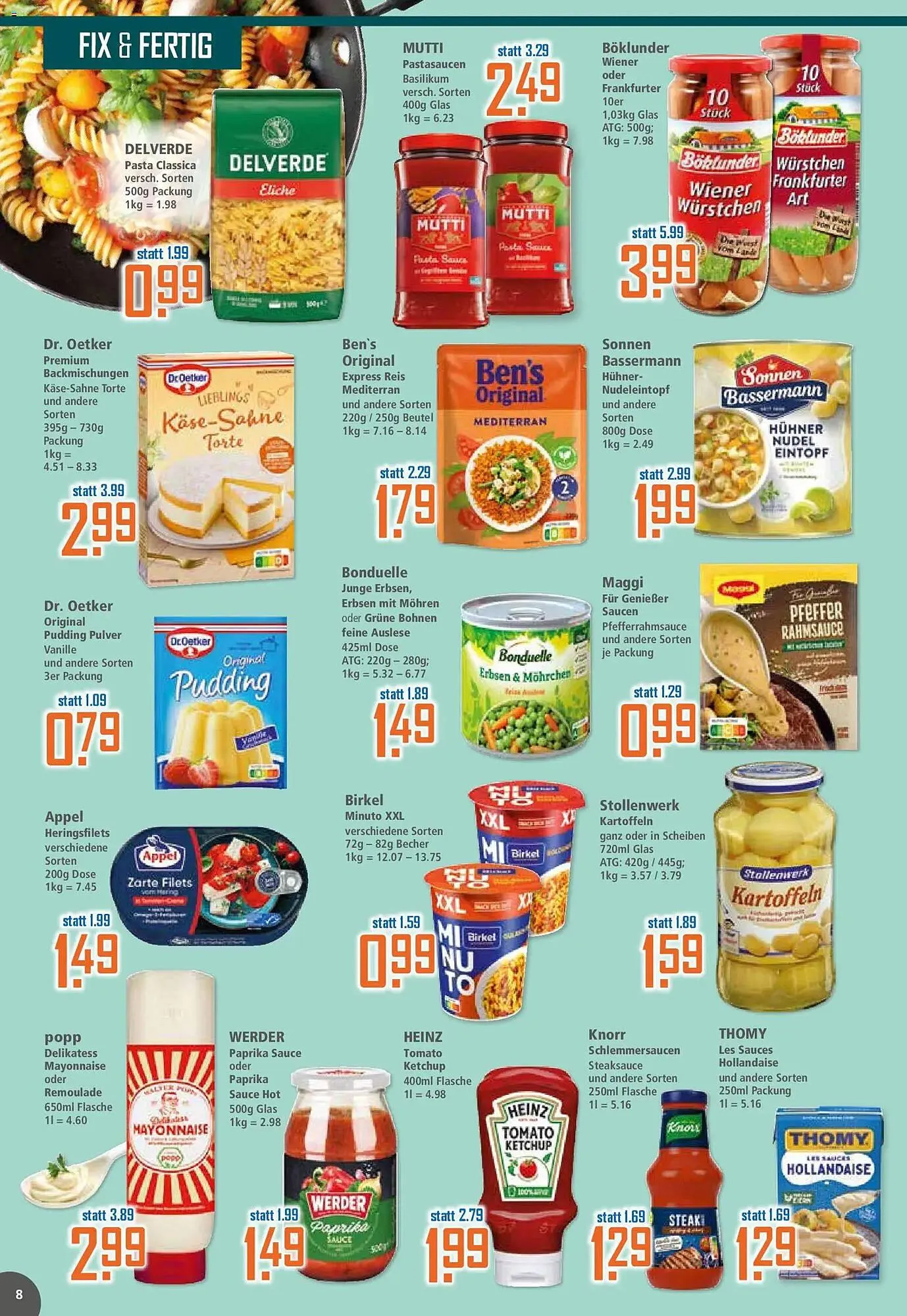 Klaas und Kock Prospekt von 16. März bis 21. März 2026 - Prospekt seite 8