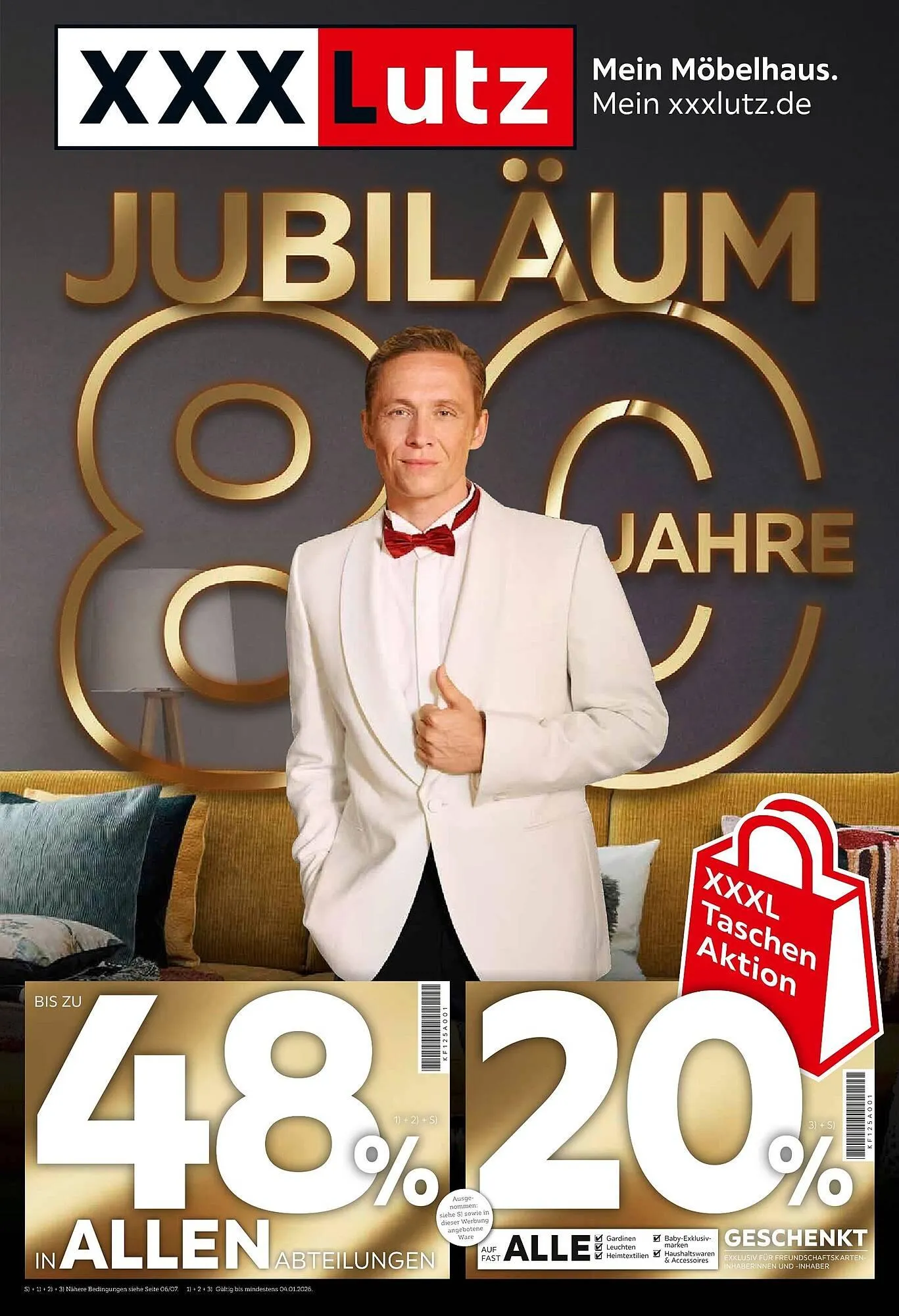 XXXLutz Prospekt von 20. Dezember bis 4. Januar 2026 - Prospekt seite 1