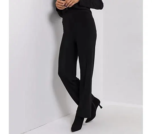 KIM & CO. Hose, knöchellang Deluxe Brazil Knit 2 Gesäßtaschen gerader Beinverlauf