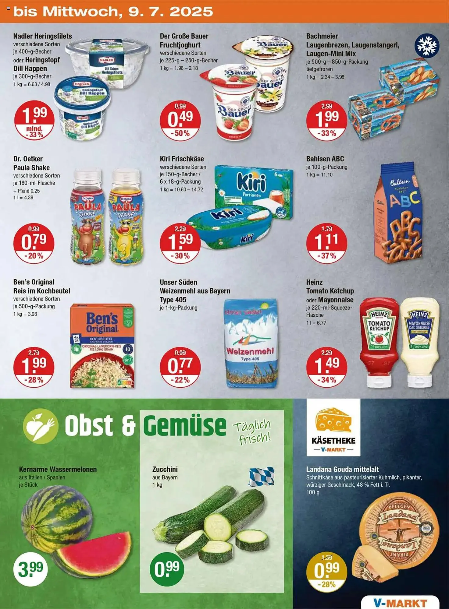 V Markt Prospekt von 3. Juli bis 9. Juli 2025 - Prospekt seite 19