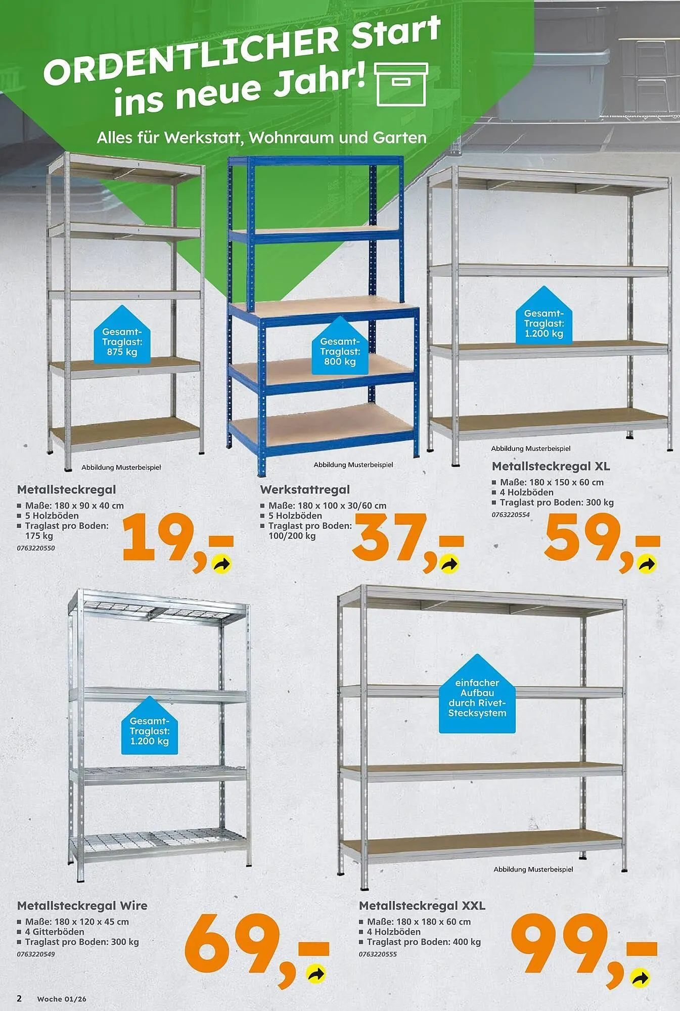 Globus Baumarkt Prospekt von 29. Dezember bis 3. Januar 2026 - Prospekt seite 2
