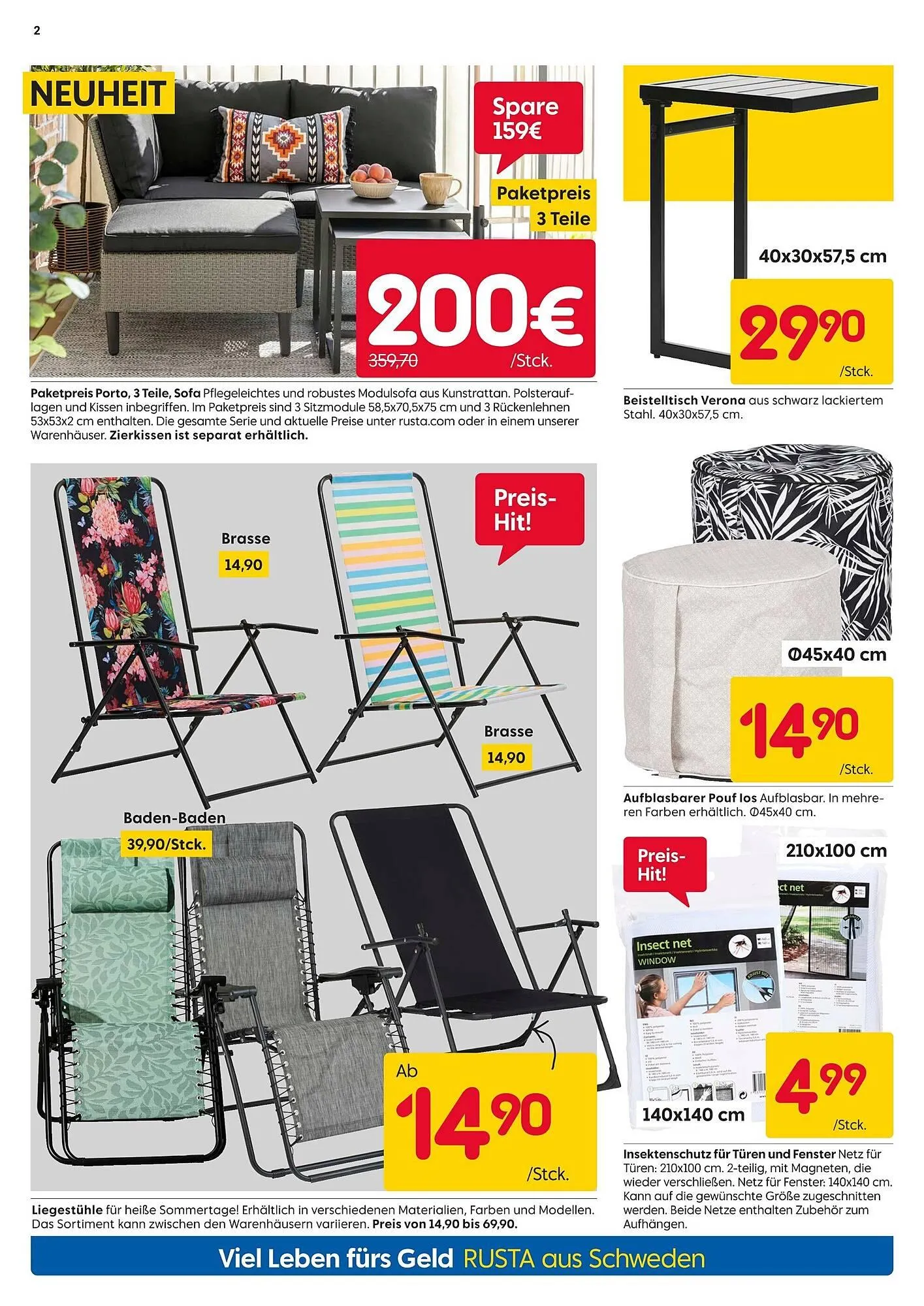 Rusta Prospekt von 24. Mai bis 30. Mai 2025 - Prospekt seite 2