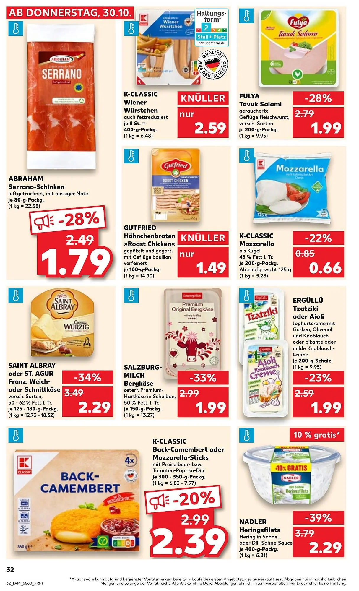 Kaufland Prospekt von 30. Oktober bis 5. November 2025 - Prospekt seite 32
