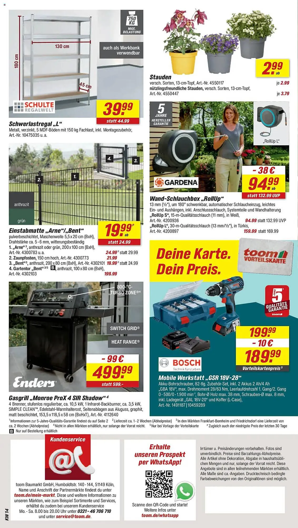 Toom Baumarkt Prospekt von 28. März bis 3. April 2026 - Prospekt seite 28