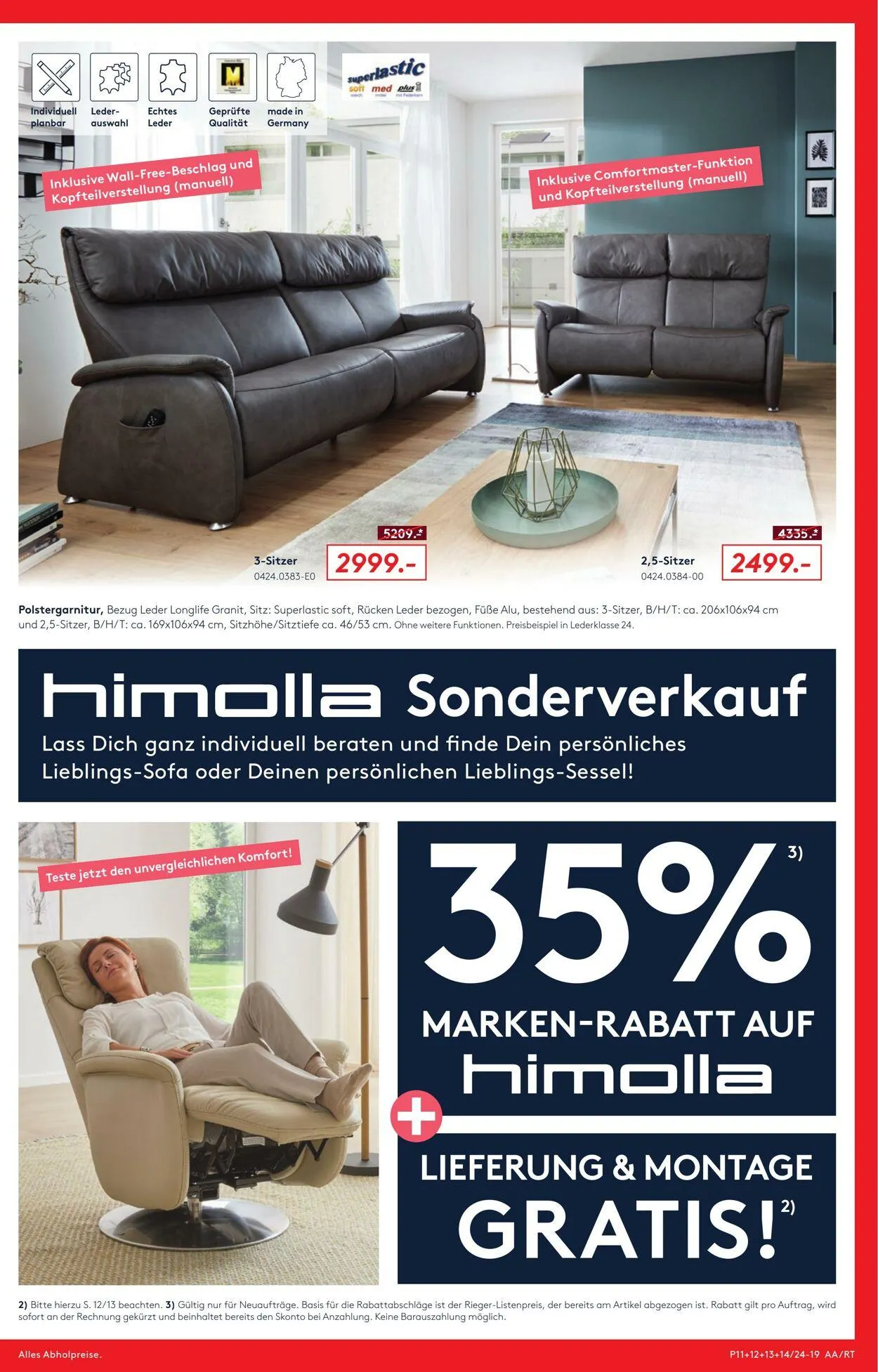 Möbel Rieger Aktueller Prospekt von 8. Oktober bis 22. Oktober 2025 - Prospekt seite 19