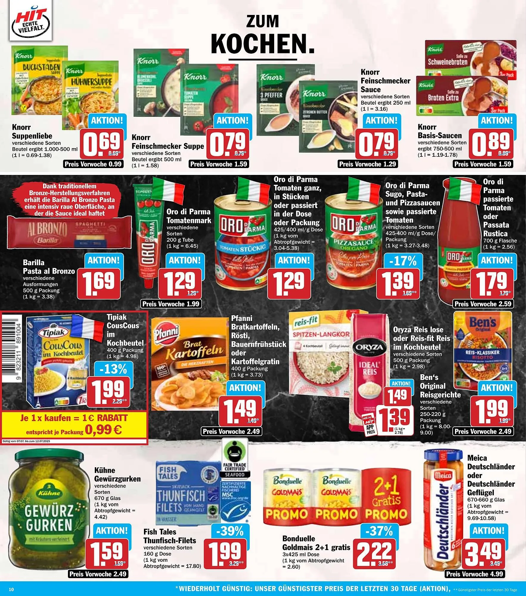 Hit Prospekt von 7. Juli bis 12. Juli 2025 - Prospekt seite 10