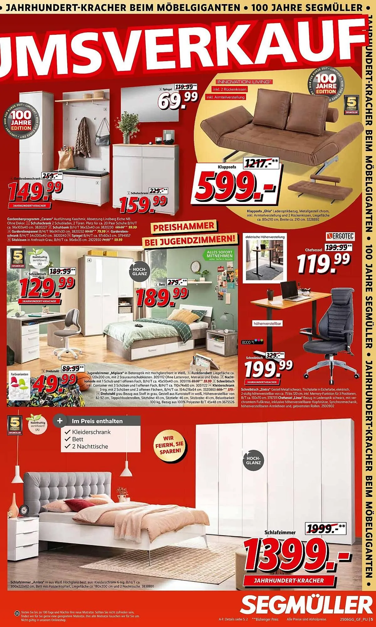 Segmüller Prospekt von 21. Juni bis 5. Juli 2025 - Prospekt seite 5