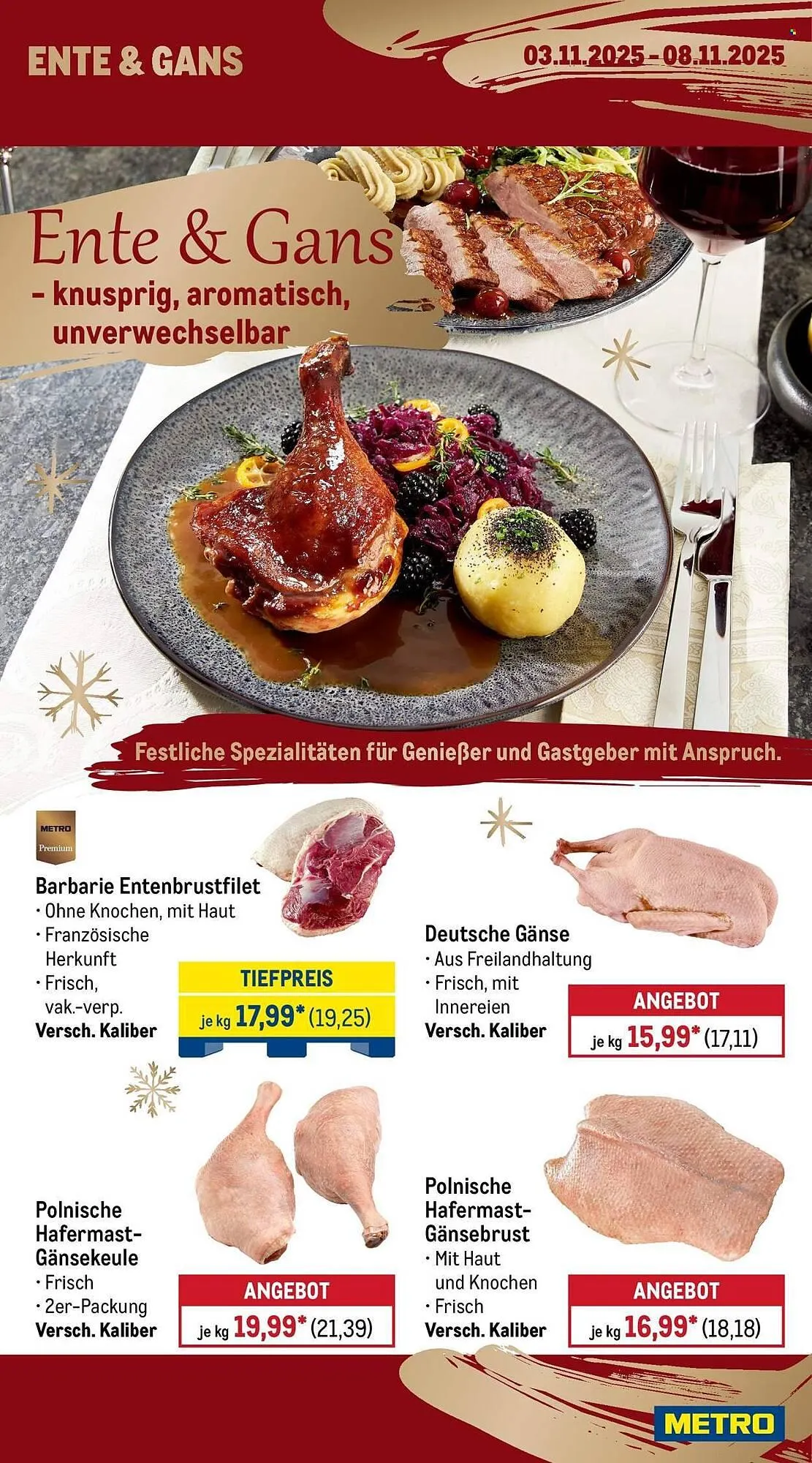 METRO Prospekt von 3. November bis 8. November 2025 - Prospekt seite 6