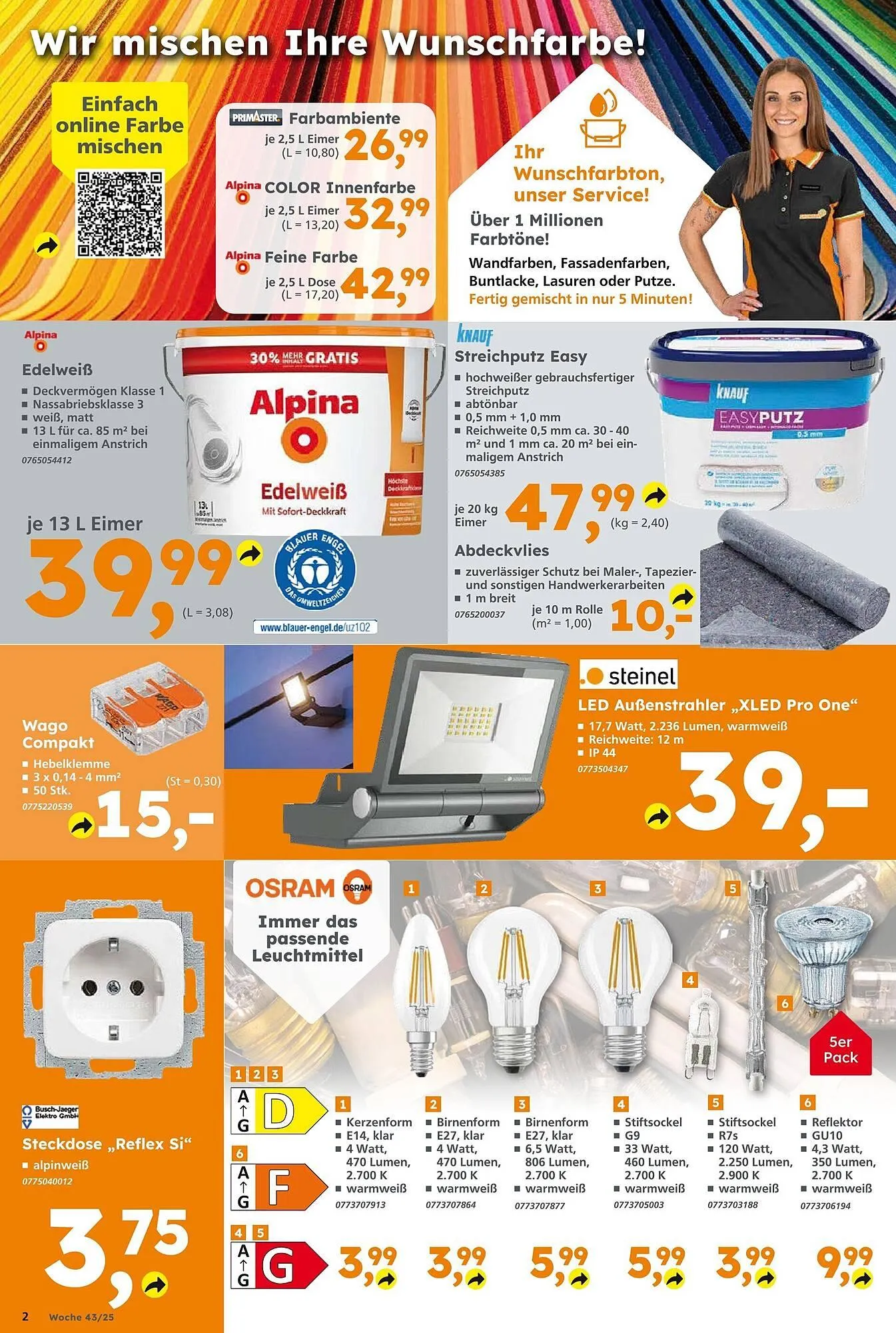 Globus Baumarkt Prospekt von 19. Oktober bis 25. Oktober 2025 - Prospekt seite 2