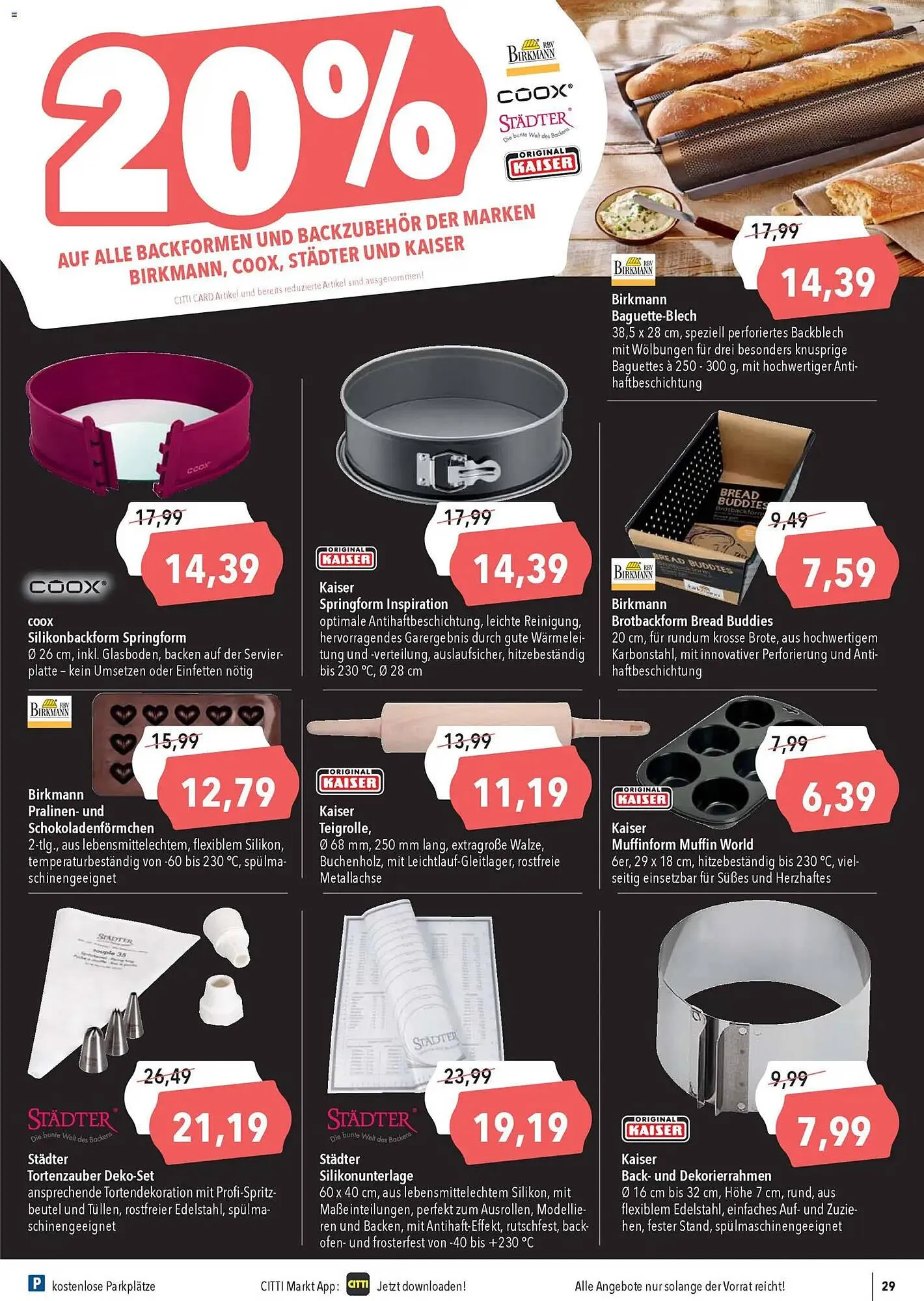 CITTI Markt Prospekt von 28. Januar bis 10. Februar 2026 - Prospekt seite 29