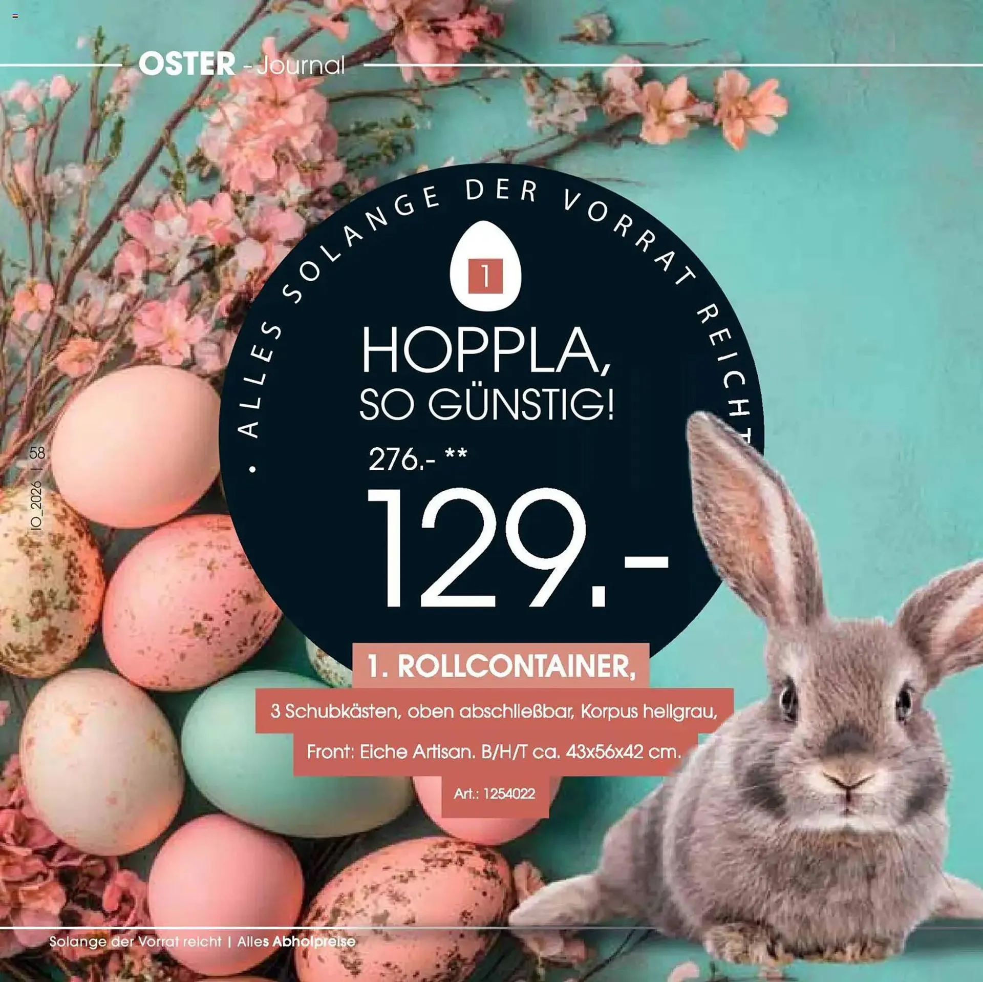 Zurbrüggen Prospekt von 23. März bis 11. April 2026 - Prospekt seite 58