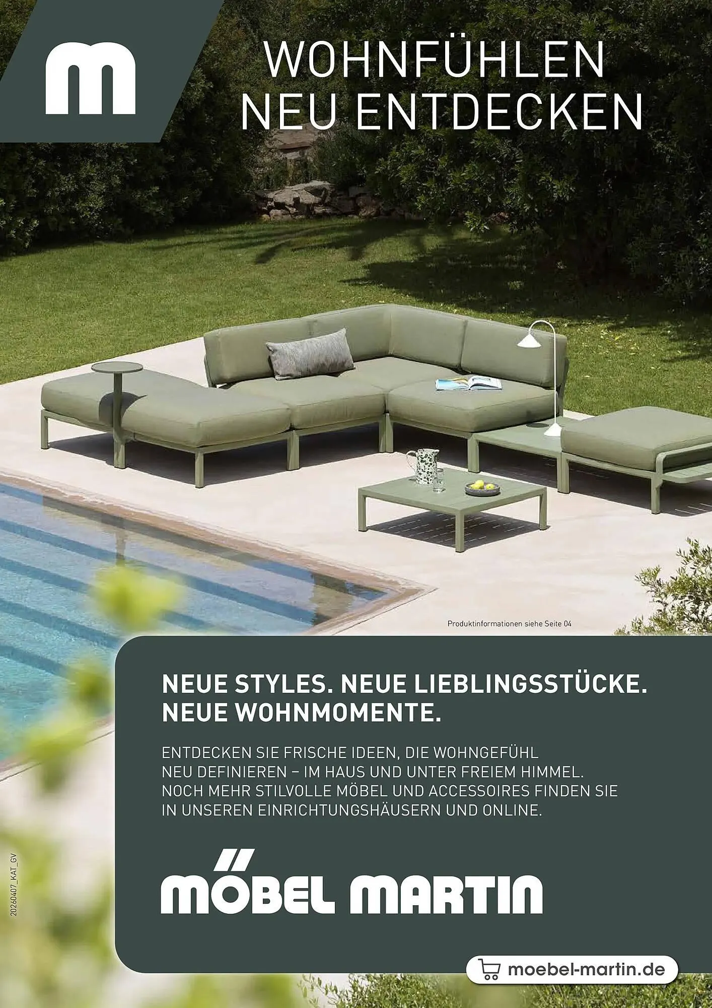 Möbel Martin Prospekt von 6. April bis 31. Mai 2026 - Prospekt seite 1