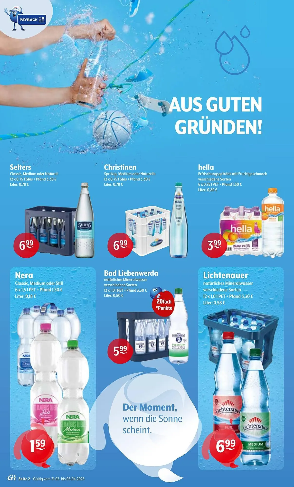 Getränke Hoffmann Prospekt von 31. März bis 5. April 2025 - Prospekt seite 2