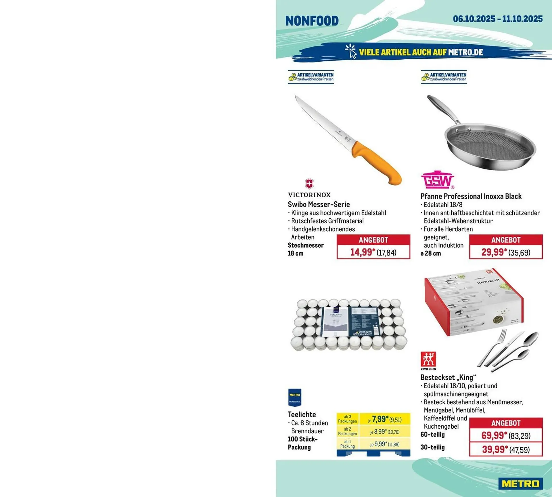 METRO Prospekt von 6. Oktober bis 11. Oktober 2025 - Prospekt seite 21